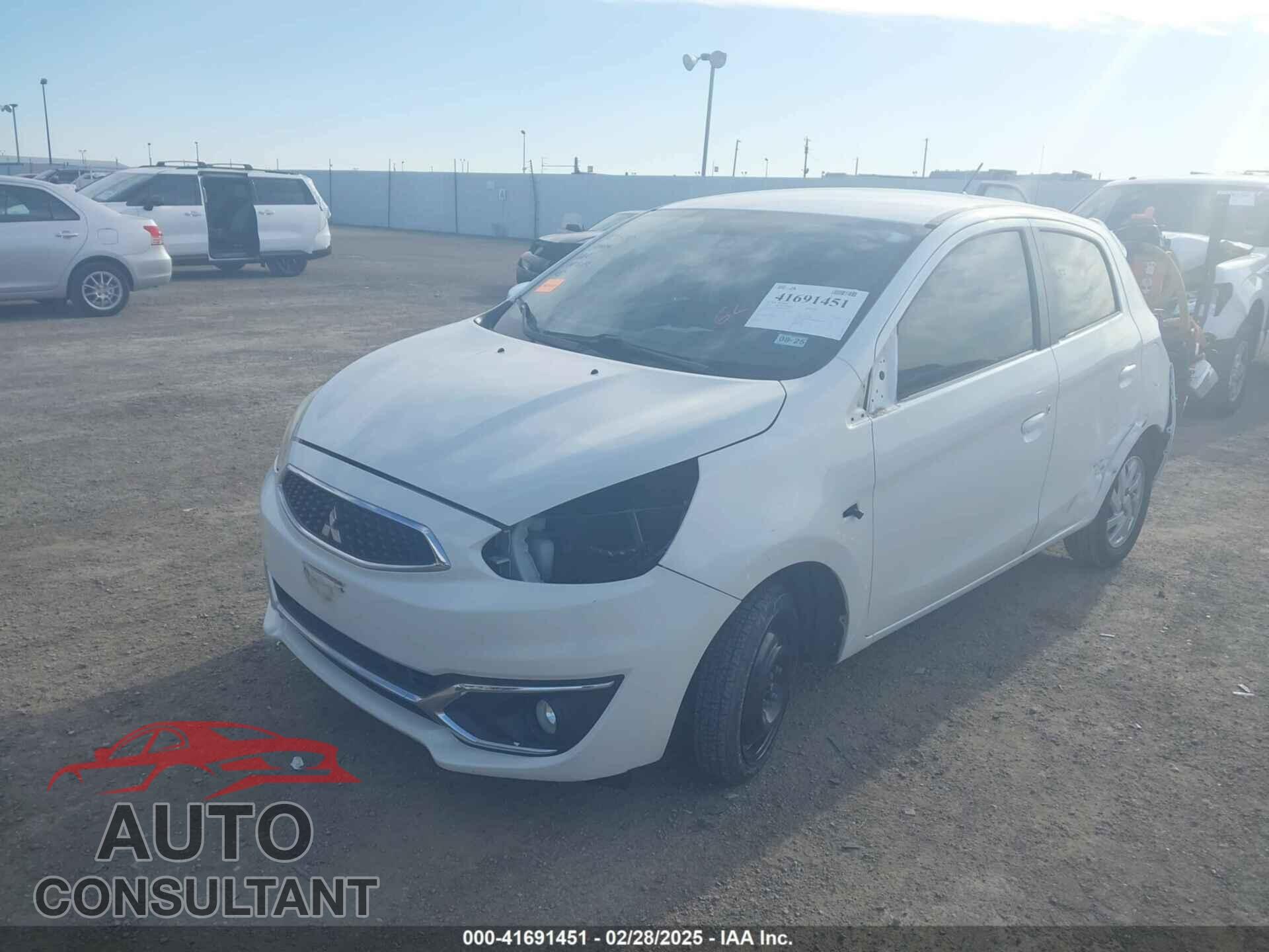 MITSUBISHI MIRAGE 2017 - ML32A4HJ0HH014703