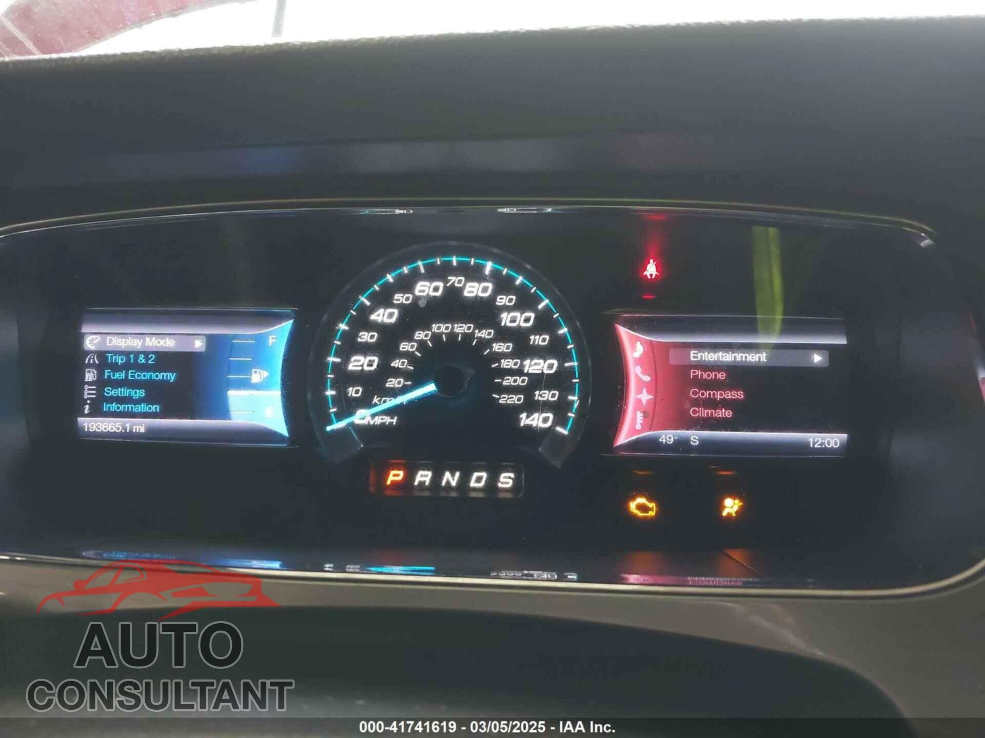 FORD TAURUS 2013 - 1FAHP2E99DG180535