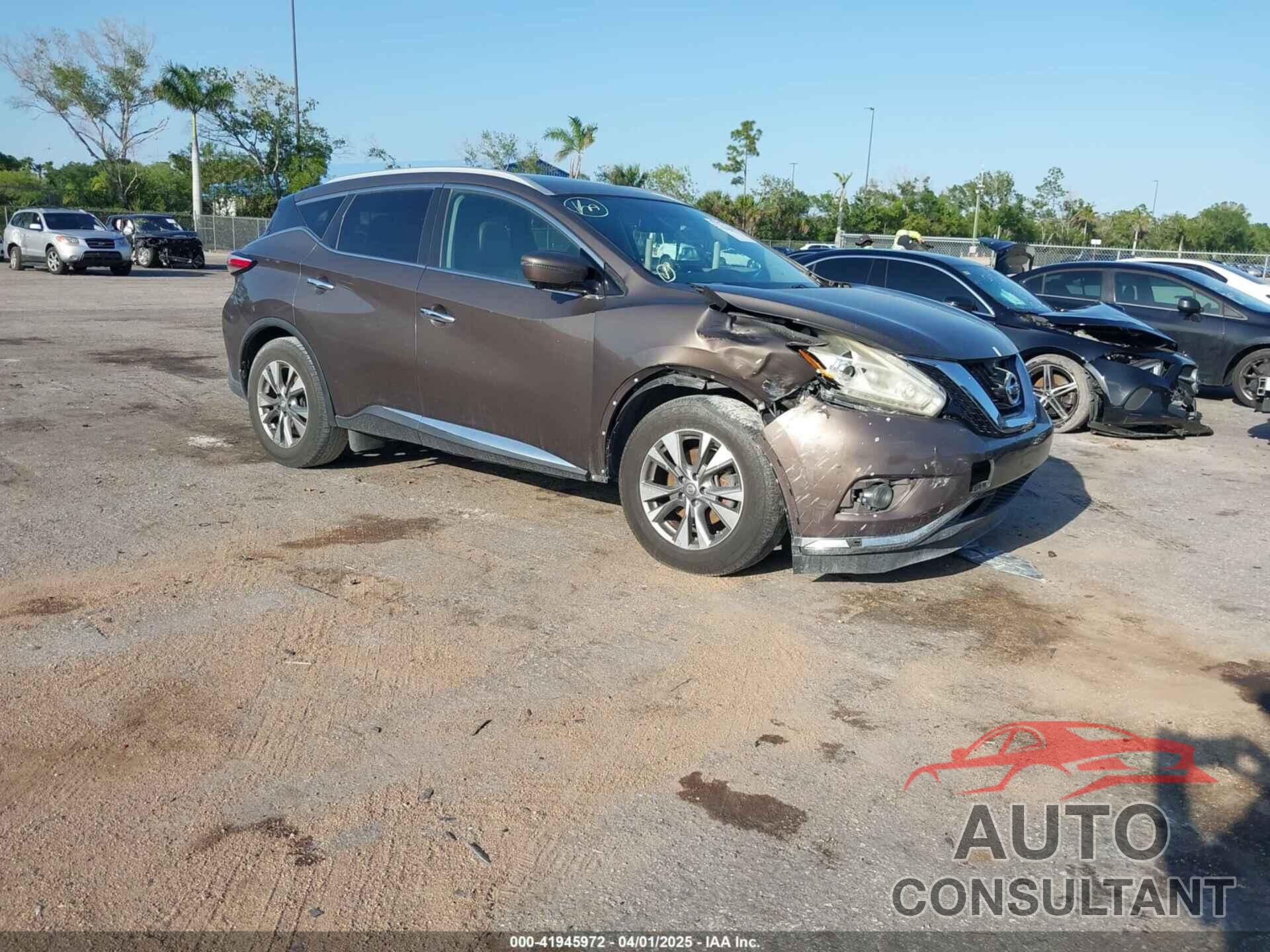 NISSAN MURANO 2015 - 5N1AZ2MG2FN290455