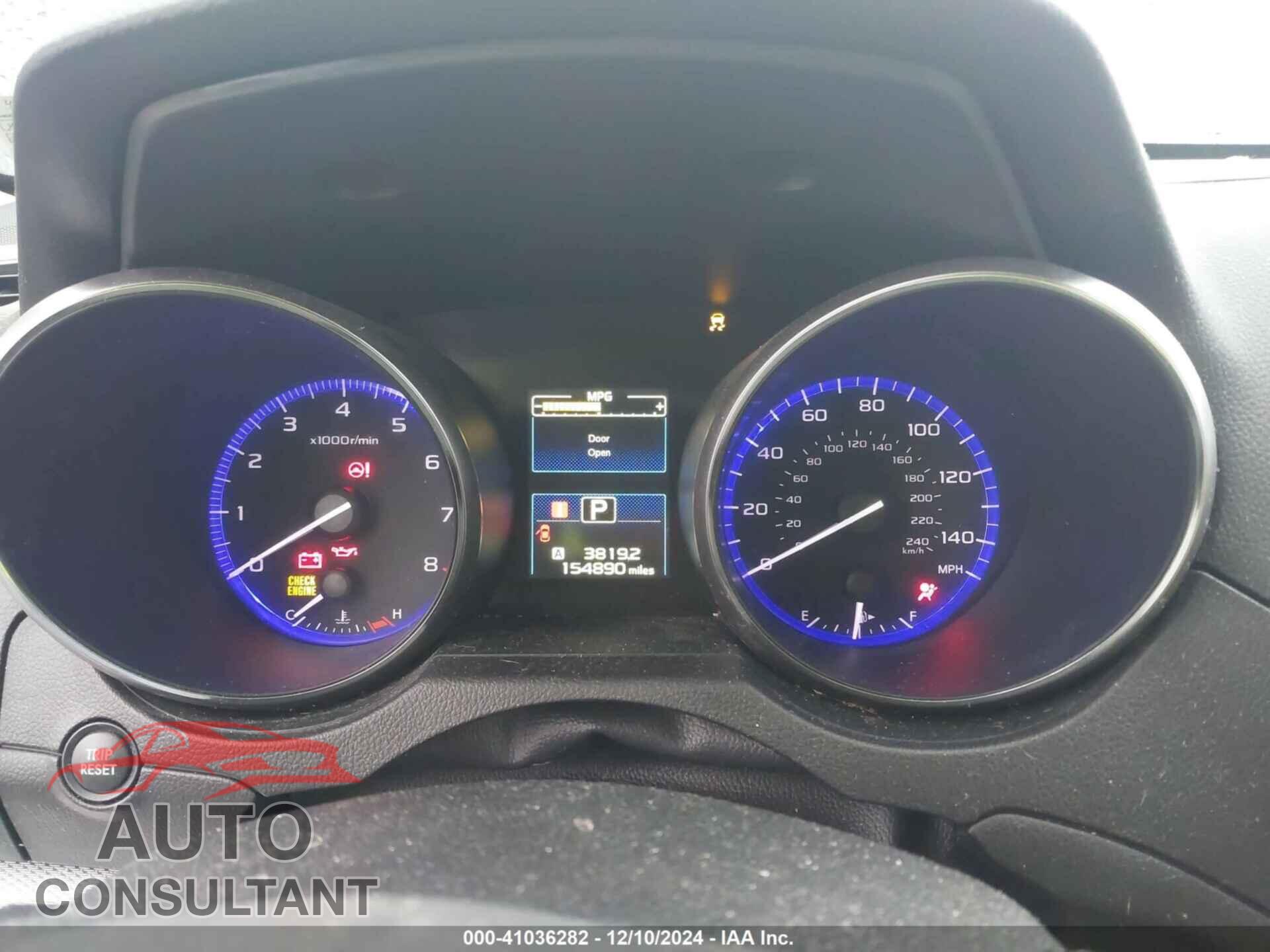 SUBARU OUTBACK 2016 - 4S4BSADC9G3246398