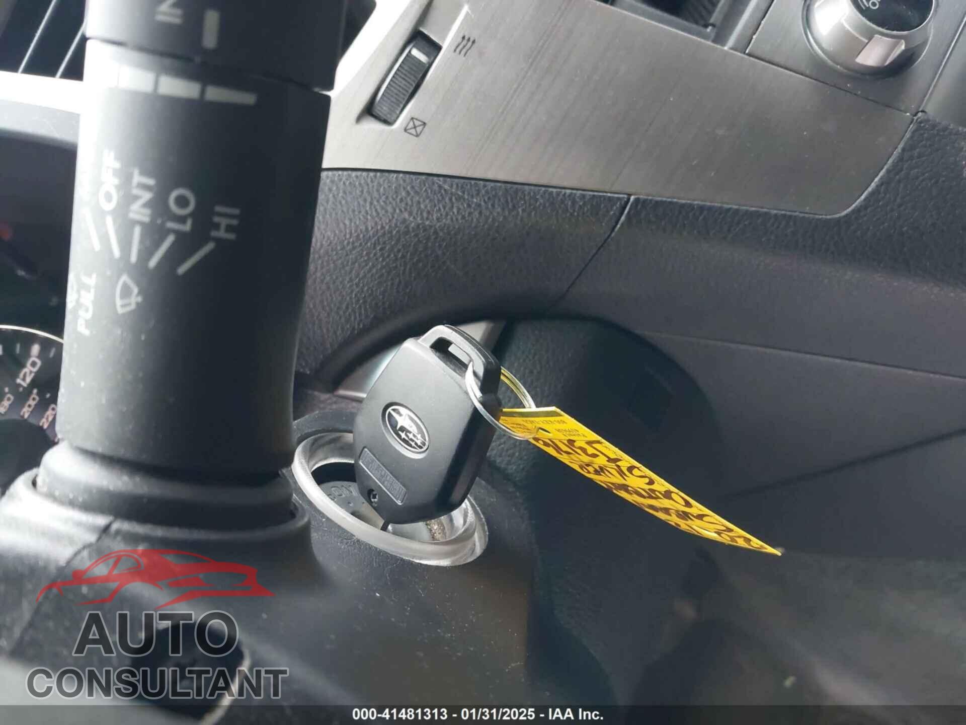 SUBARU OUTBACK 2012 - 4S4BRBCC2C3200280