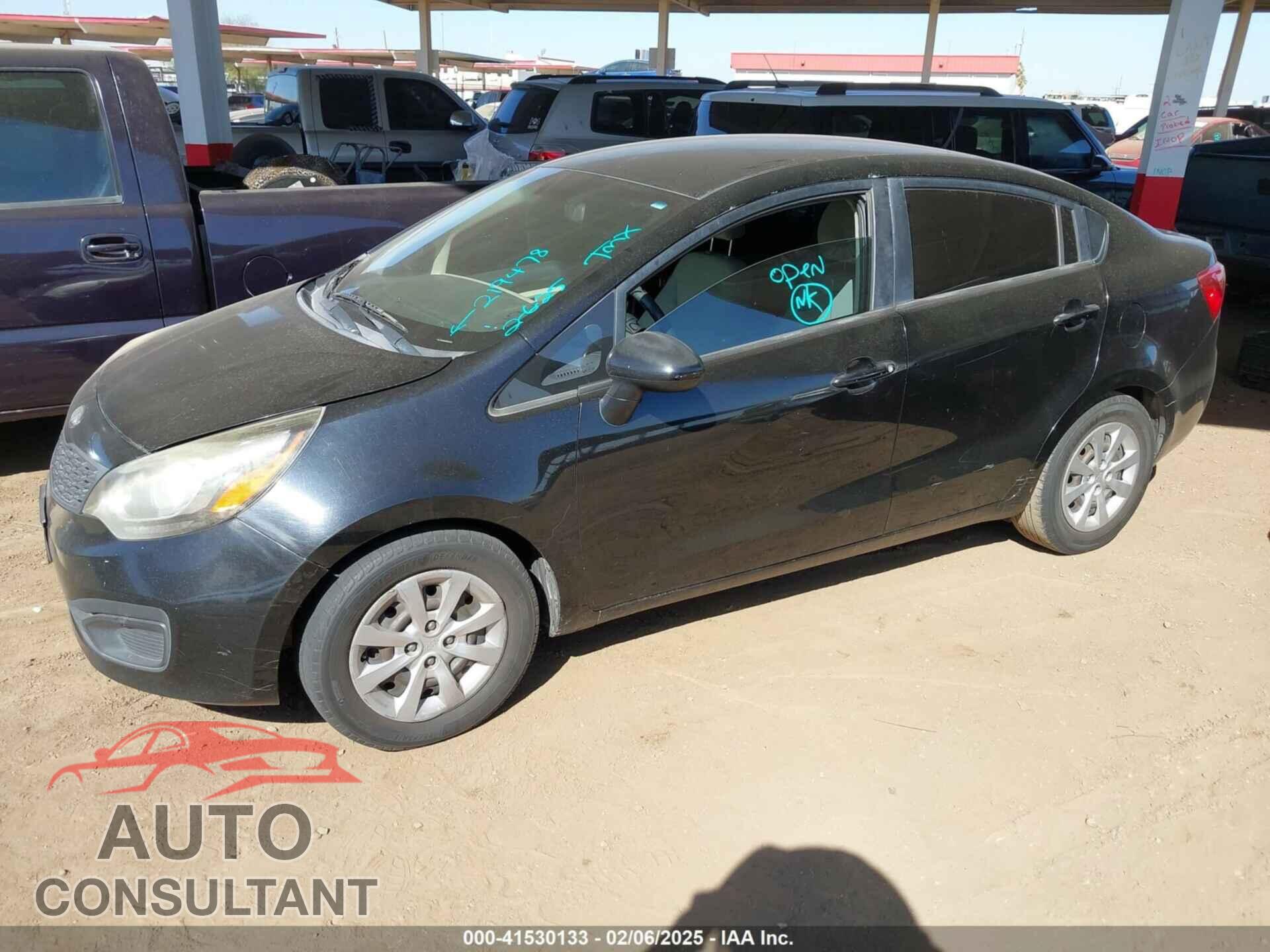 KIA RIO 2013 - KNADM4A39D6219478