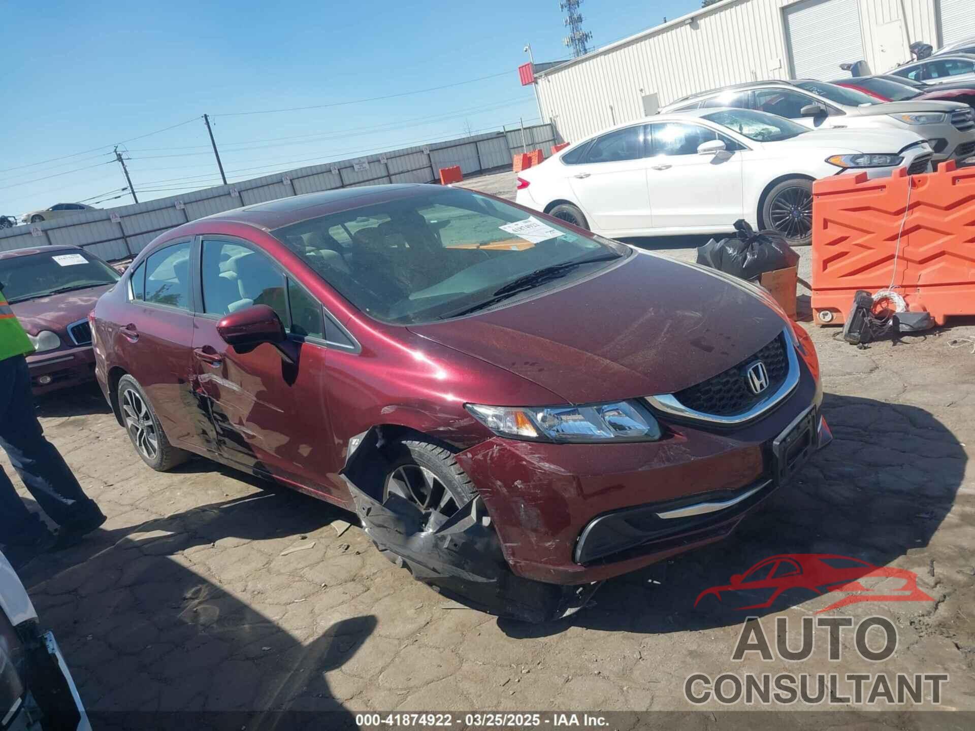 HONDA CIVIC 2014 - 19XFB2F82EE056386