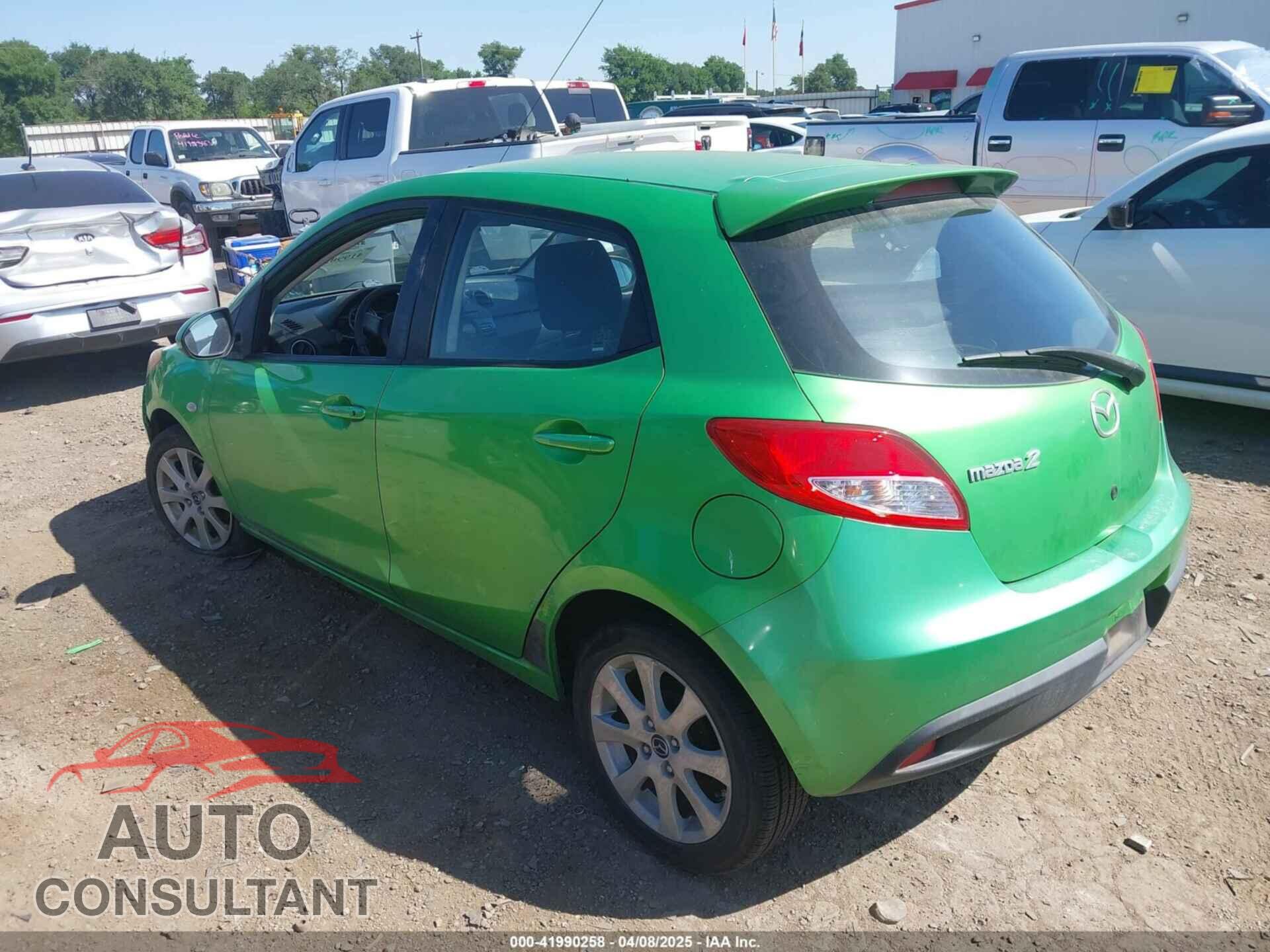 MAZDA MAZDA2 2013 - JM1DE1LY1D0155883