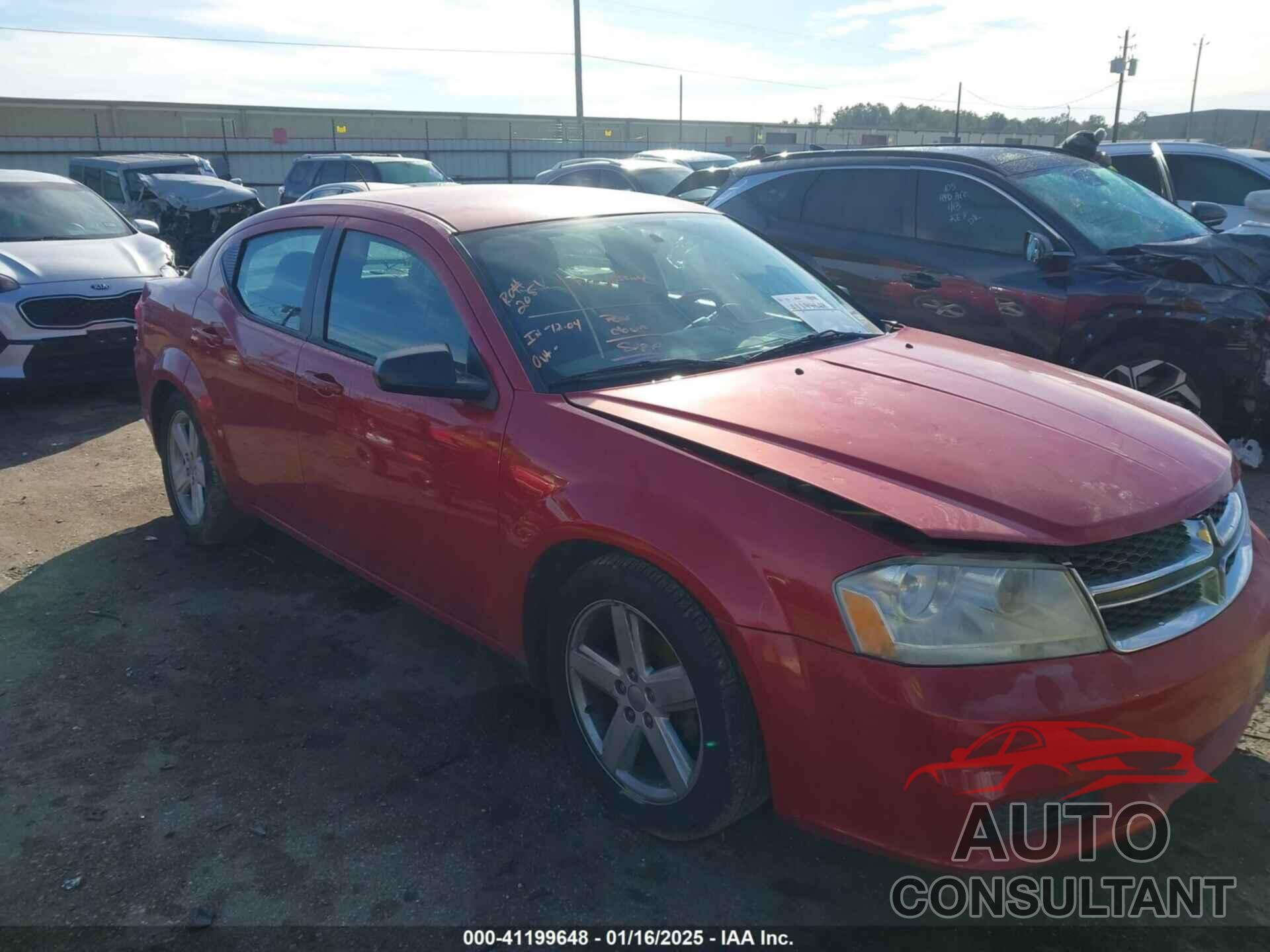 DODGE AVENGER 2013 - 1C3CDZAB3DN625964