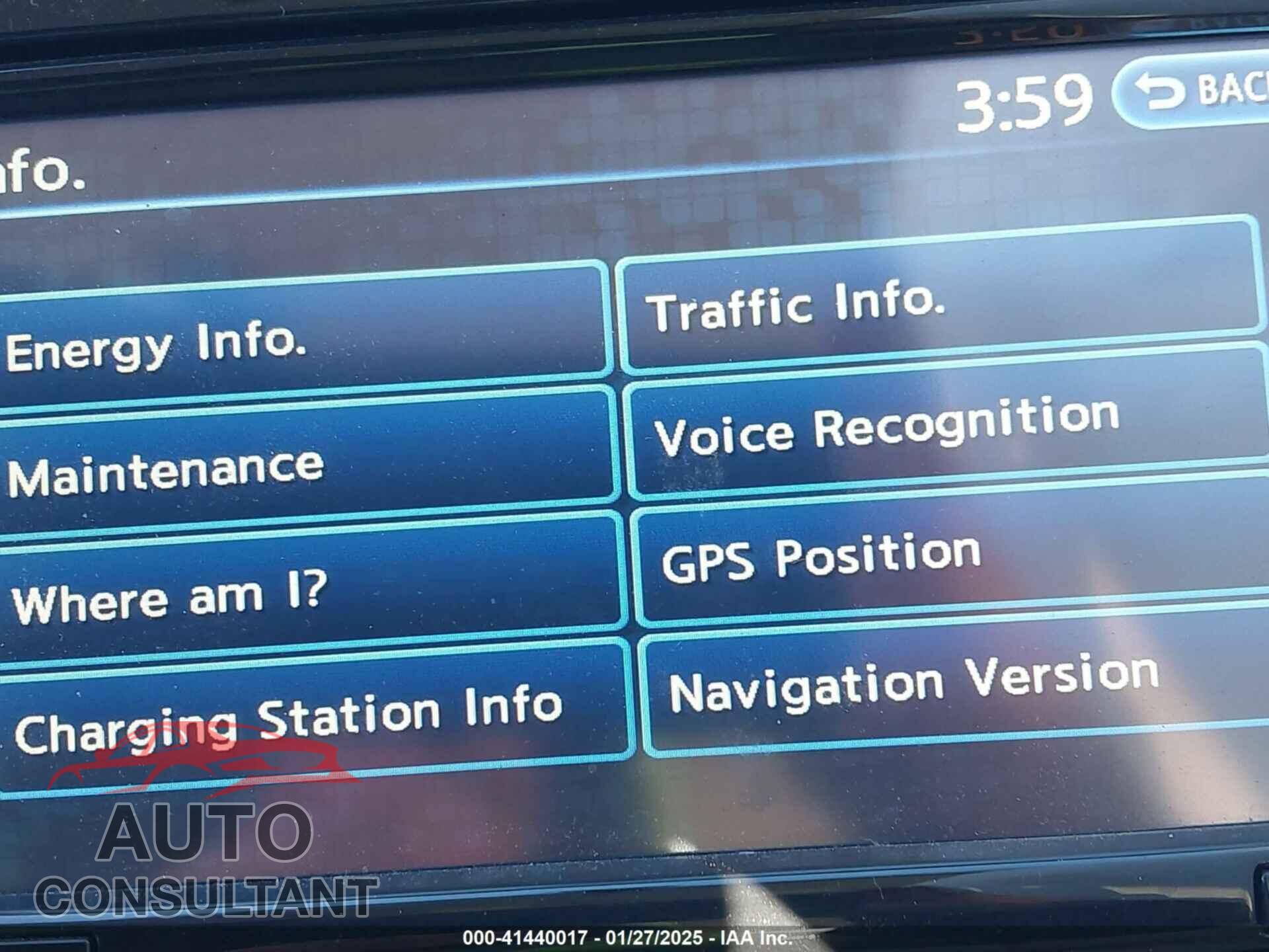 NISSAN LEAF 2011 - JN1AZ0CP6BT005453