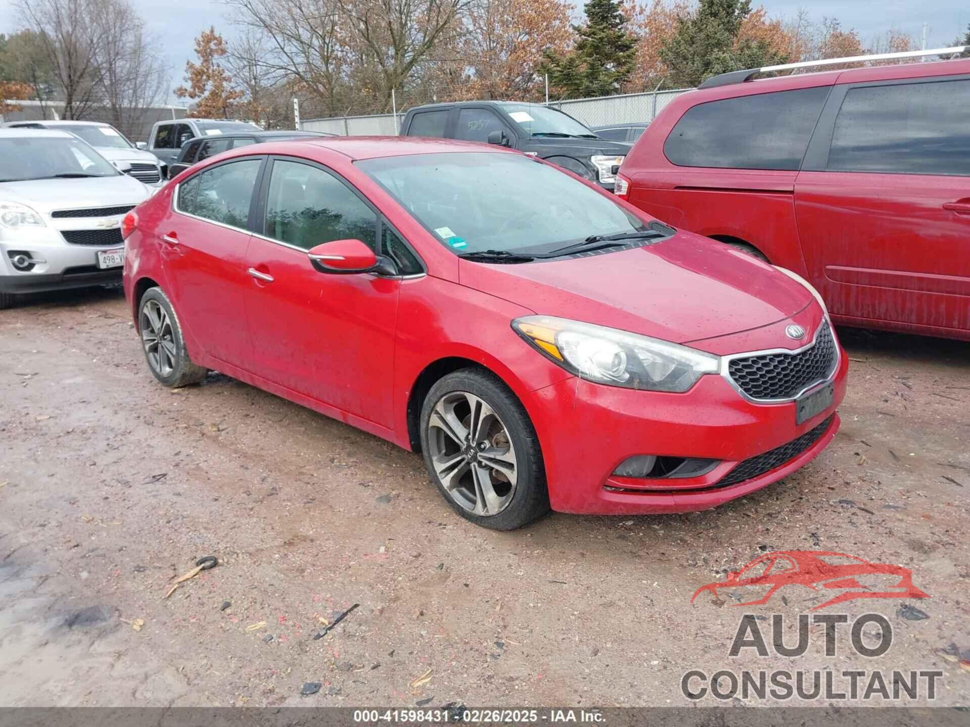 KIA FORTE 2014 - KNAFX4A8XE5077922