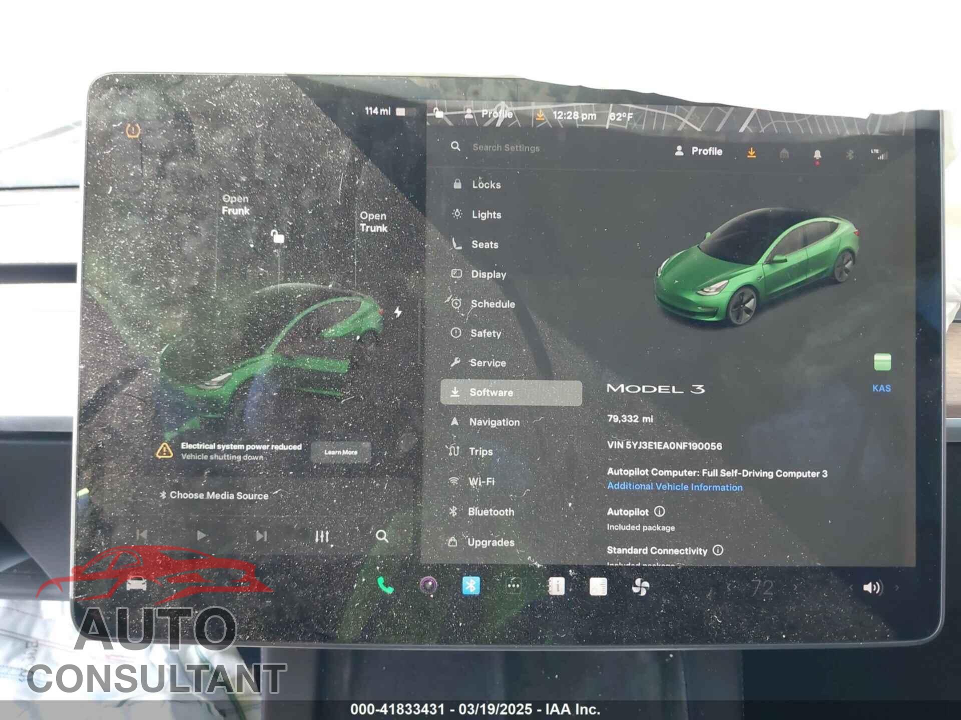 TESLA MODEL 3 2022 - 5YJ3E1EA0NF190056