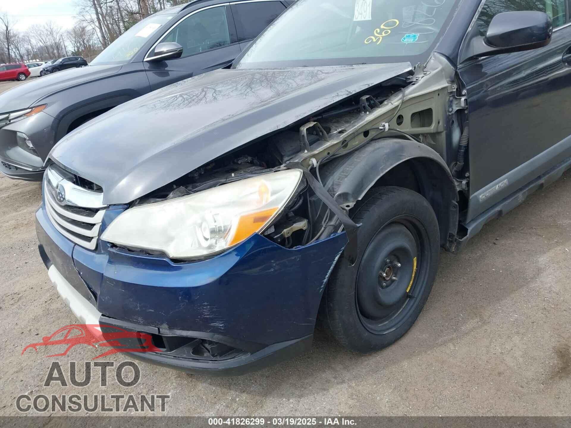 SUBARU OUTBACK 2010 - 4S4BRBKC1A3383010