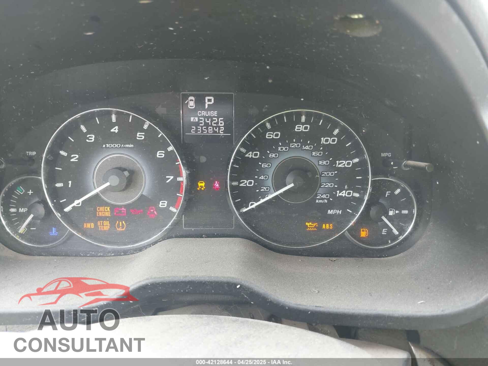SUBARU OUTBACK 2010 - 4S4BRCCC8A3331068