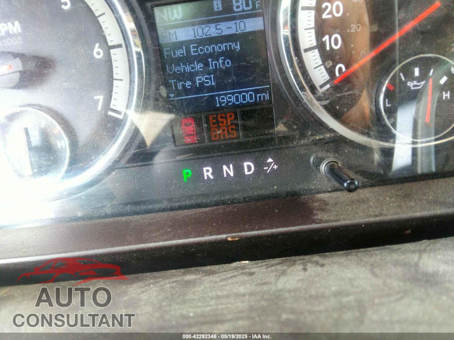 DODGE RAM 1500 2010 - 1D7RB1CT9AS209309