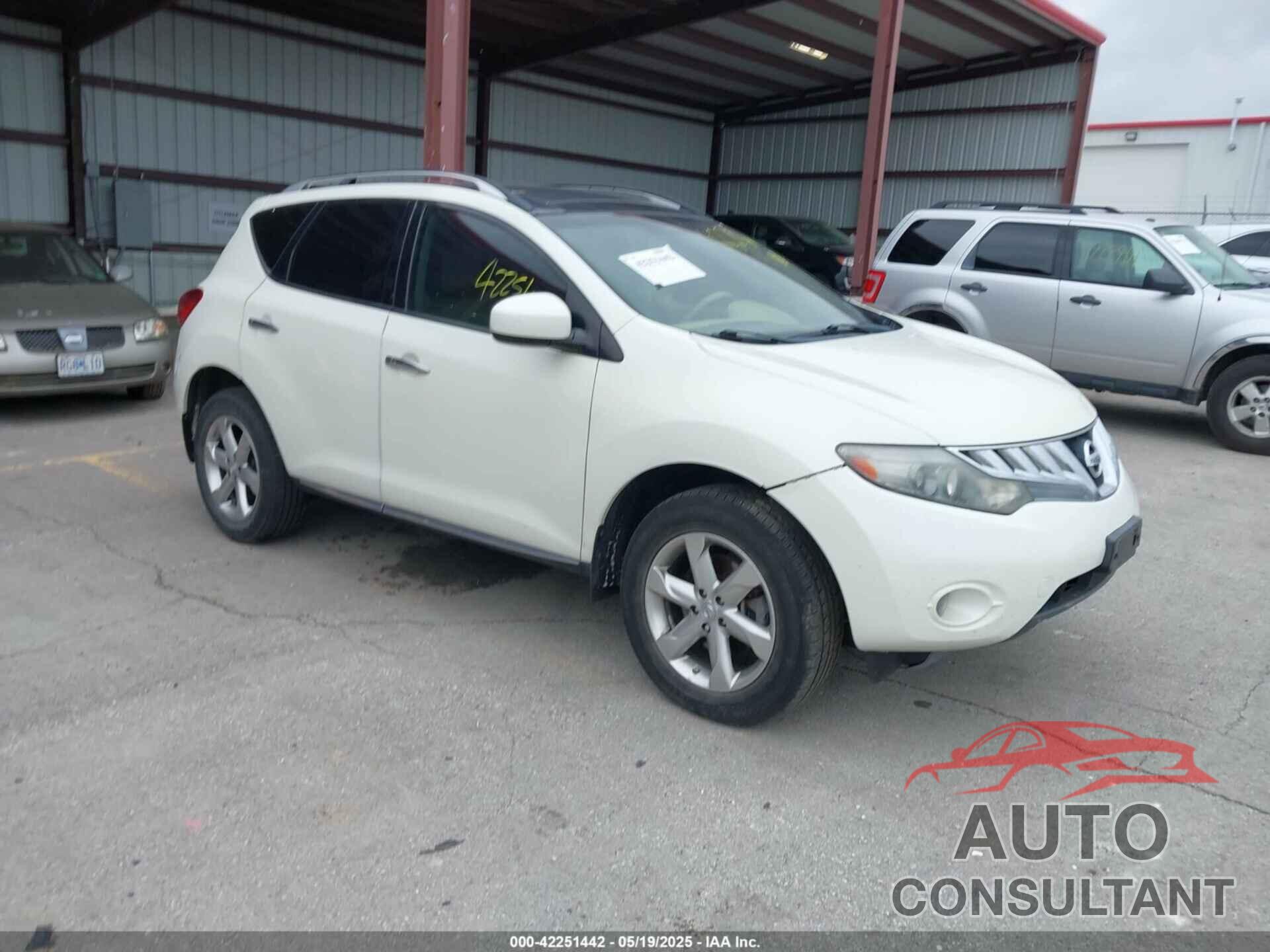 NISSAN MURANO 2010 - JN8AZ1MW2AW136230