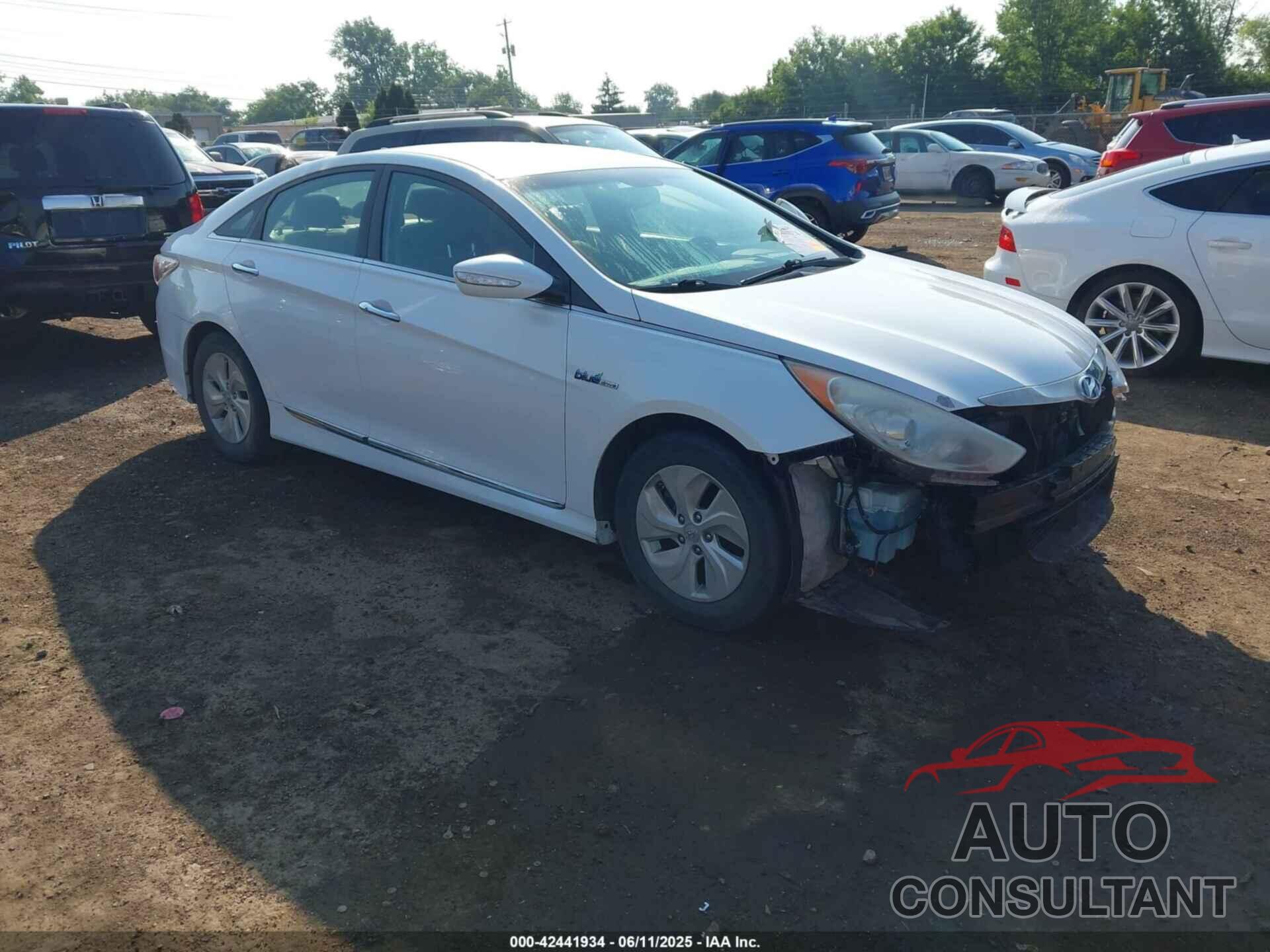 HYUNDAI SONATA HYBRID 2014 - KMHEC4A43EA117445
