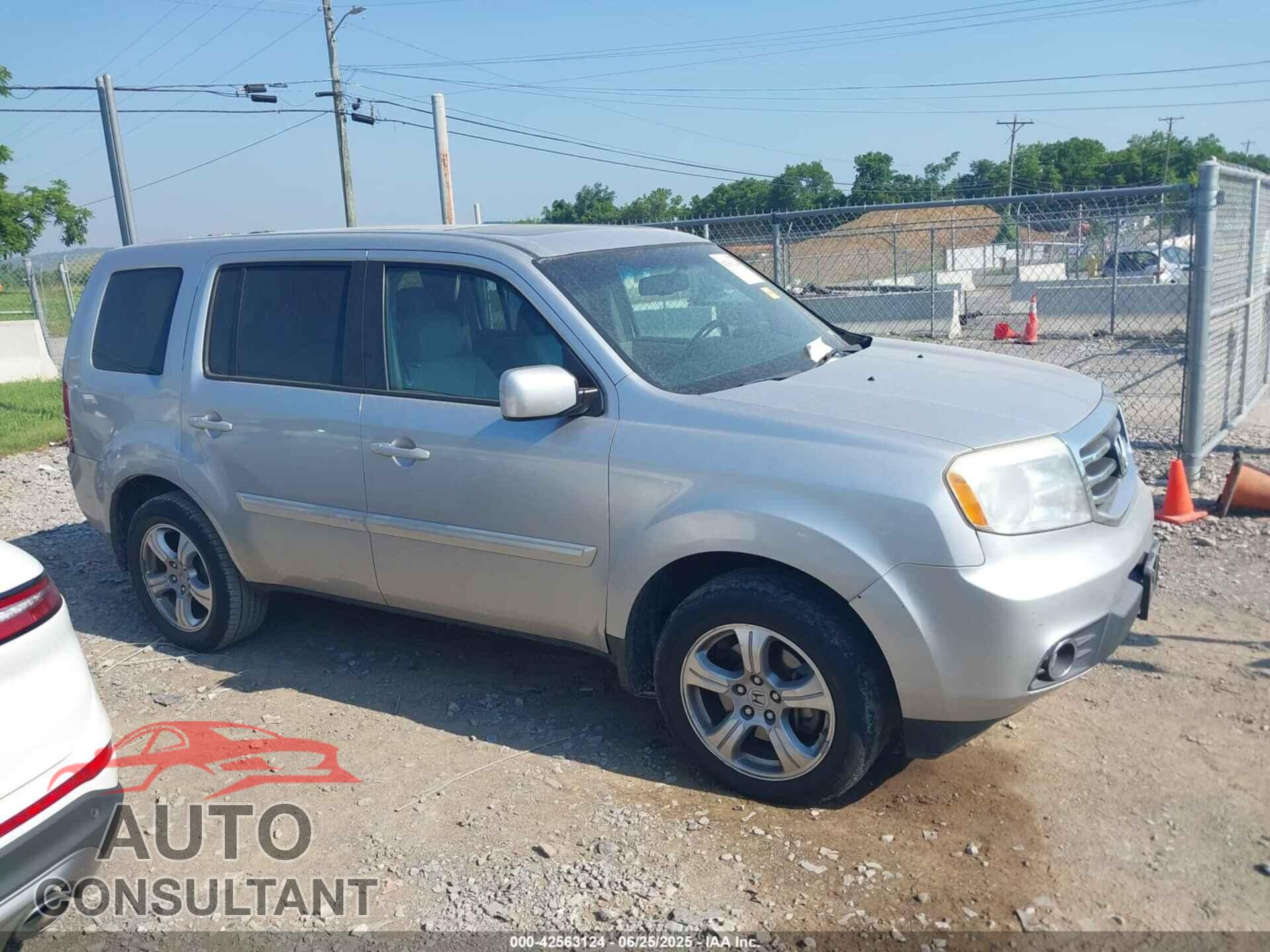 HONDA PILOT 2012 - 5FNYF3H78CB019972