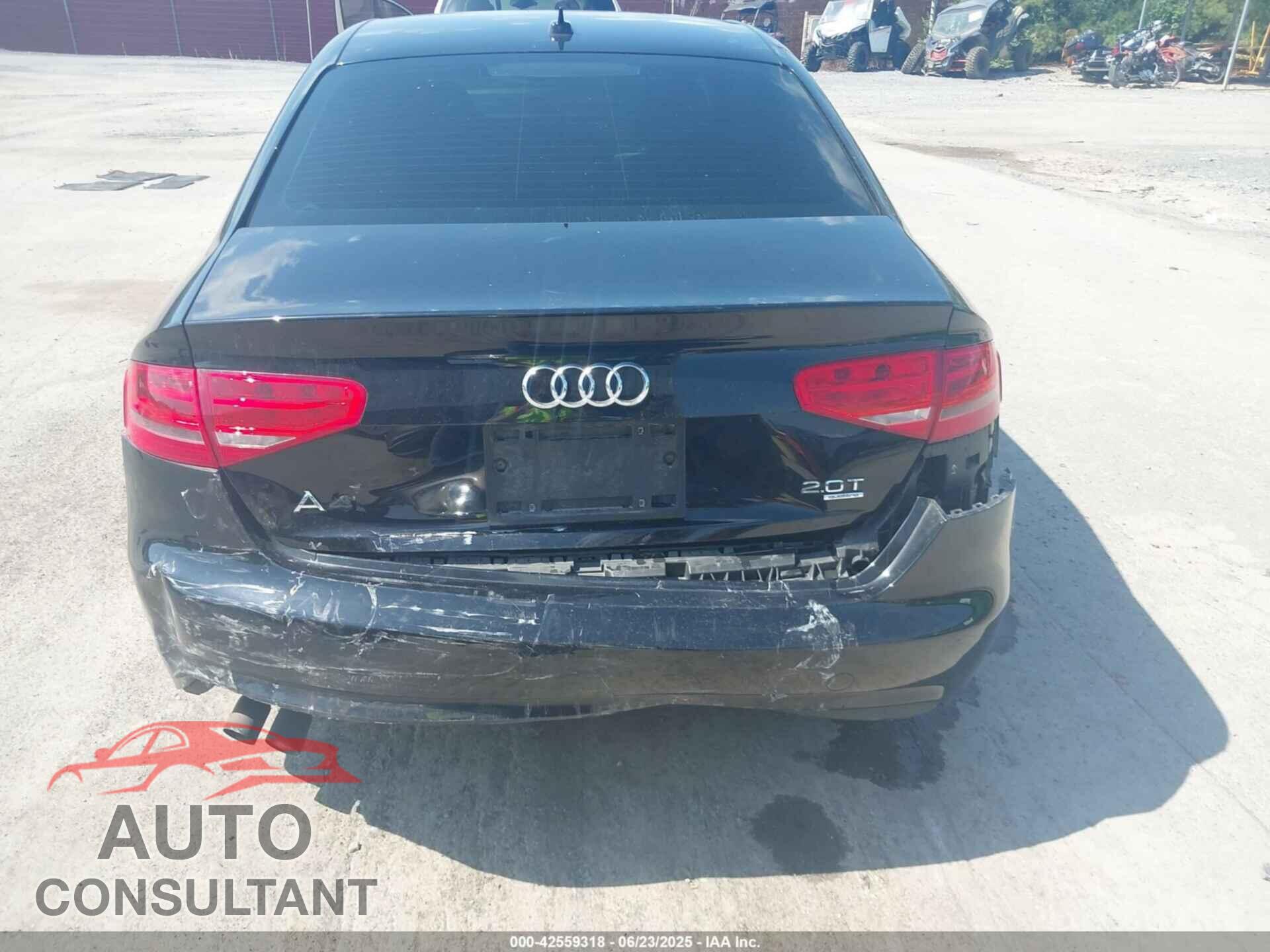 AUDI A4 2013 - WAUBFAFL0DN015344