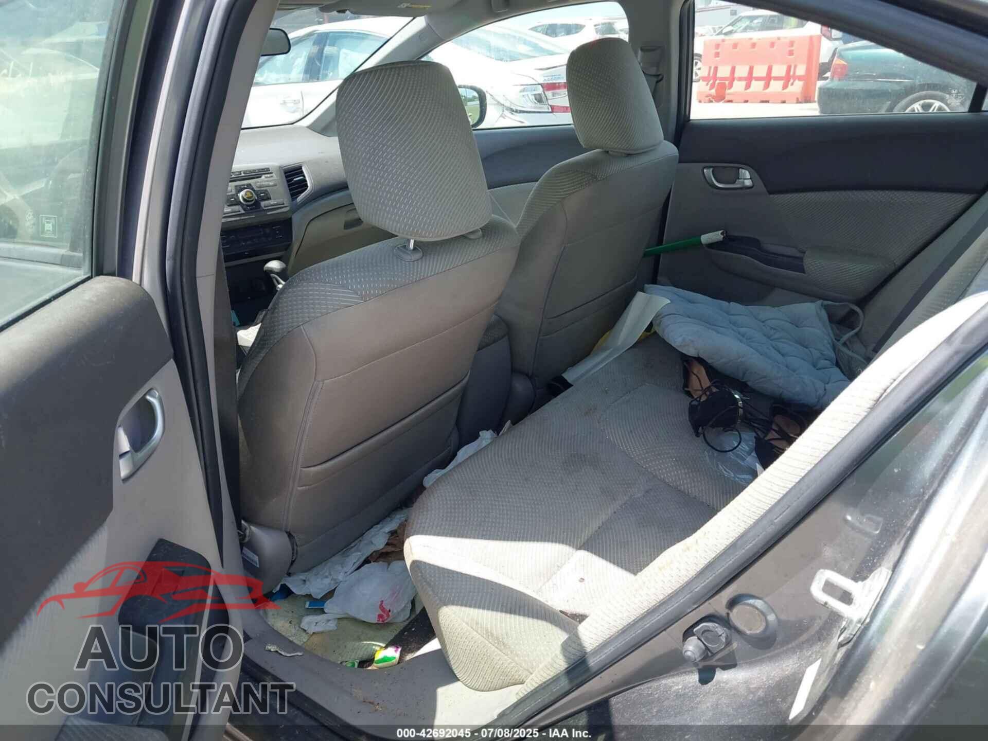 HONDA CIVIC HYBRID 2012 - JHMFB4F26CS009149