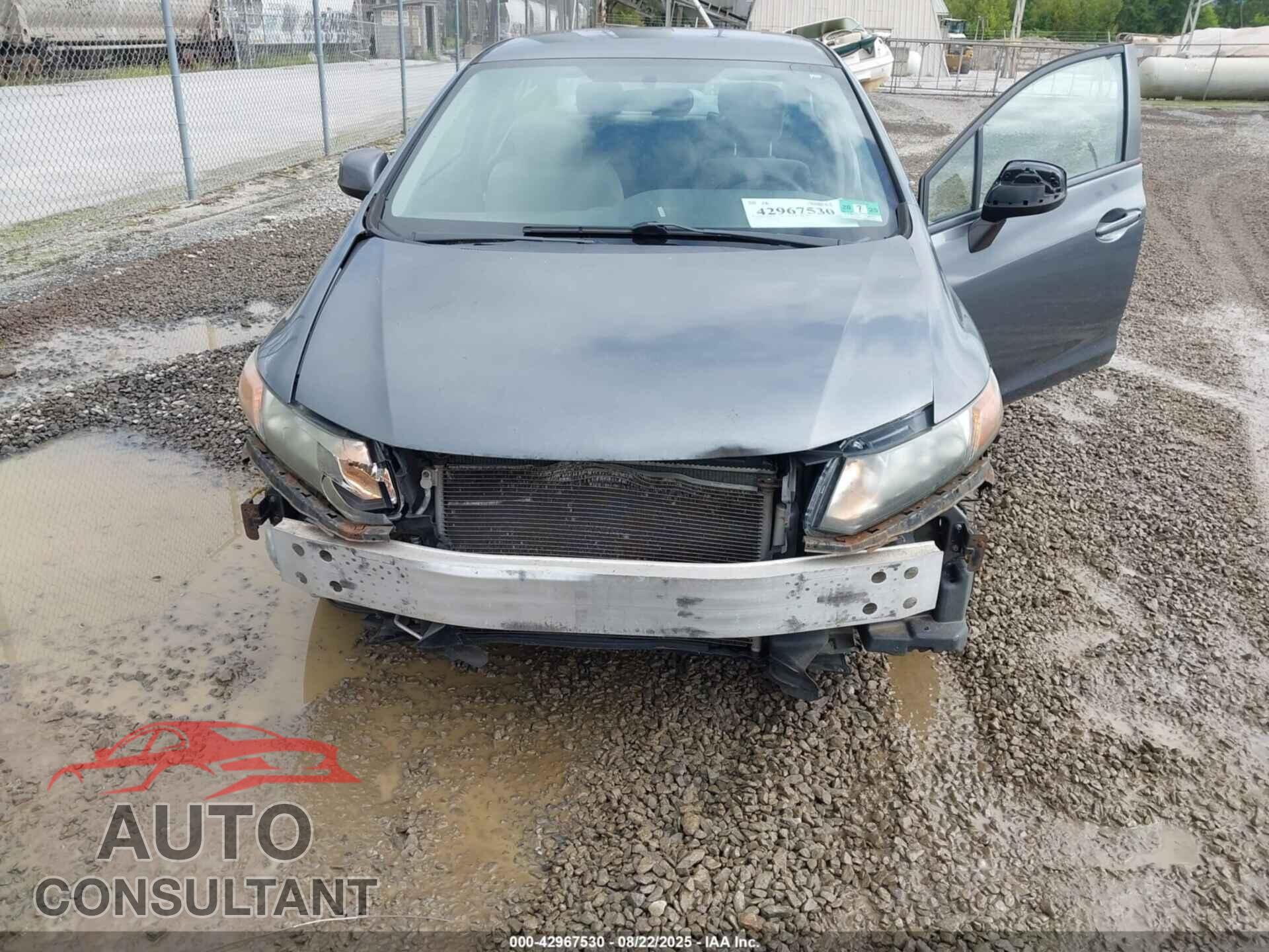 HONDA CIVIC 2012 - 19XFB2F50CE389480