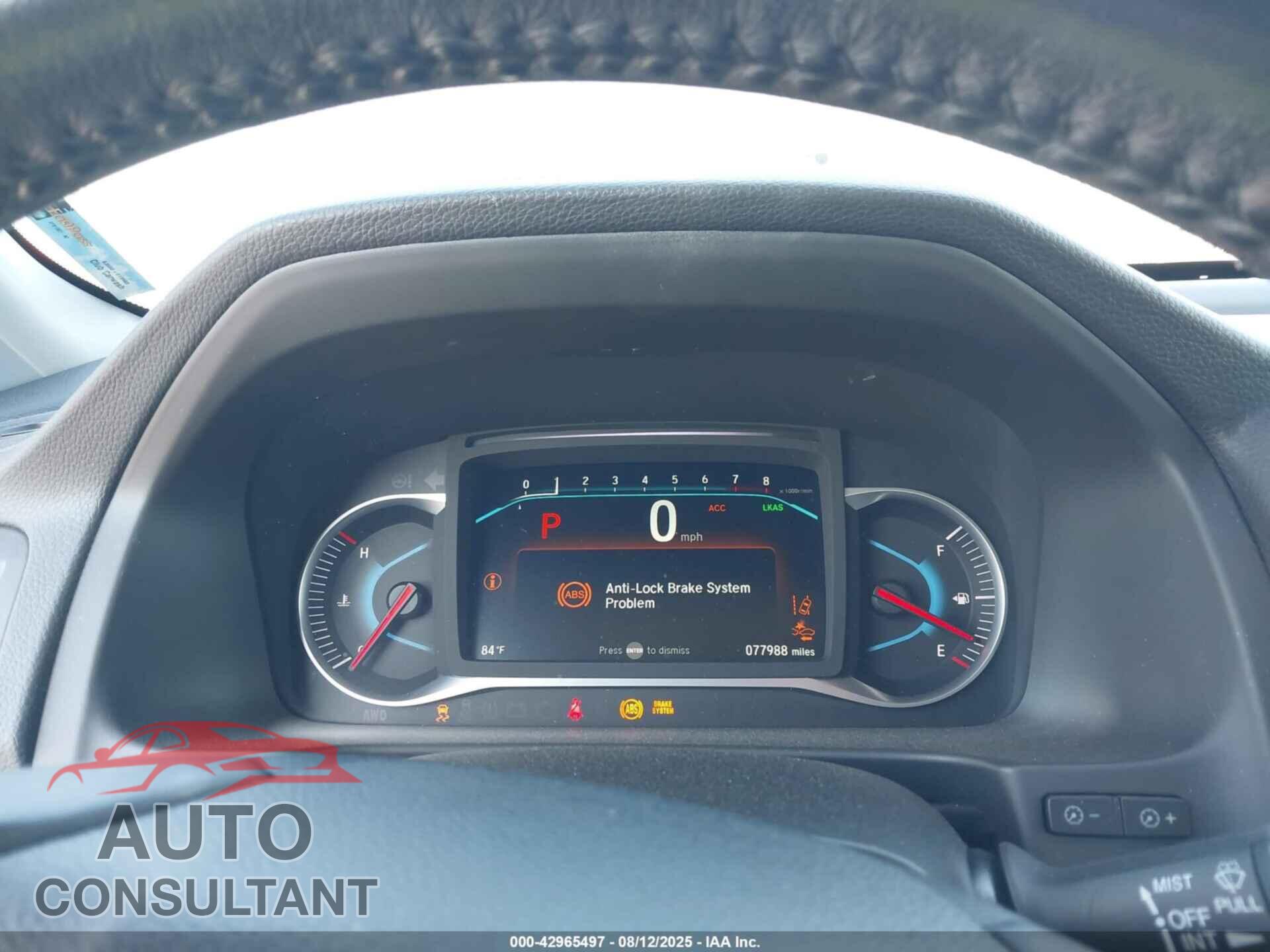 HONDA PILOT 2020 - 5FNYF6H69LB025675