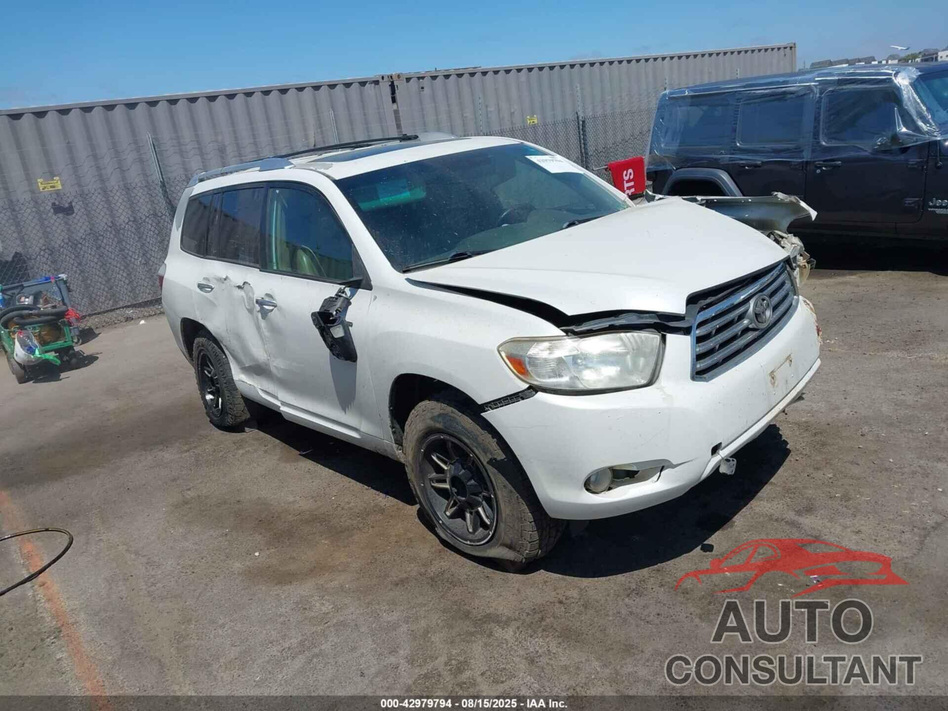 TOYOTA HIGHLANDER 2010 - 5TDDK3EH9AS008382