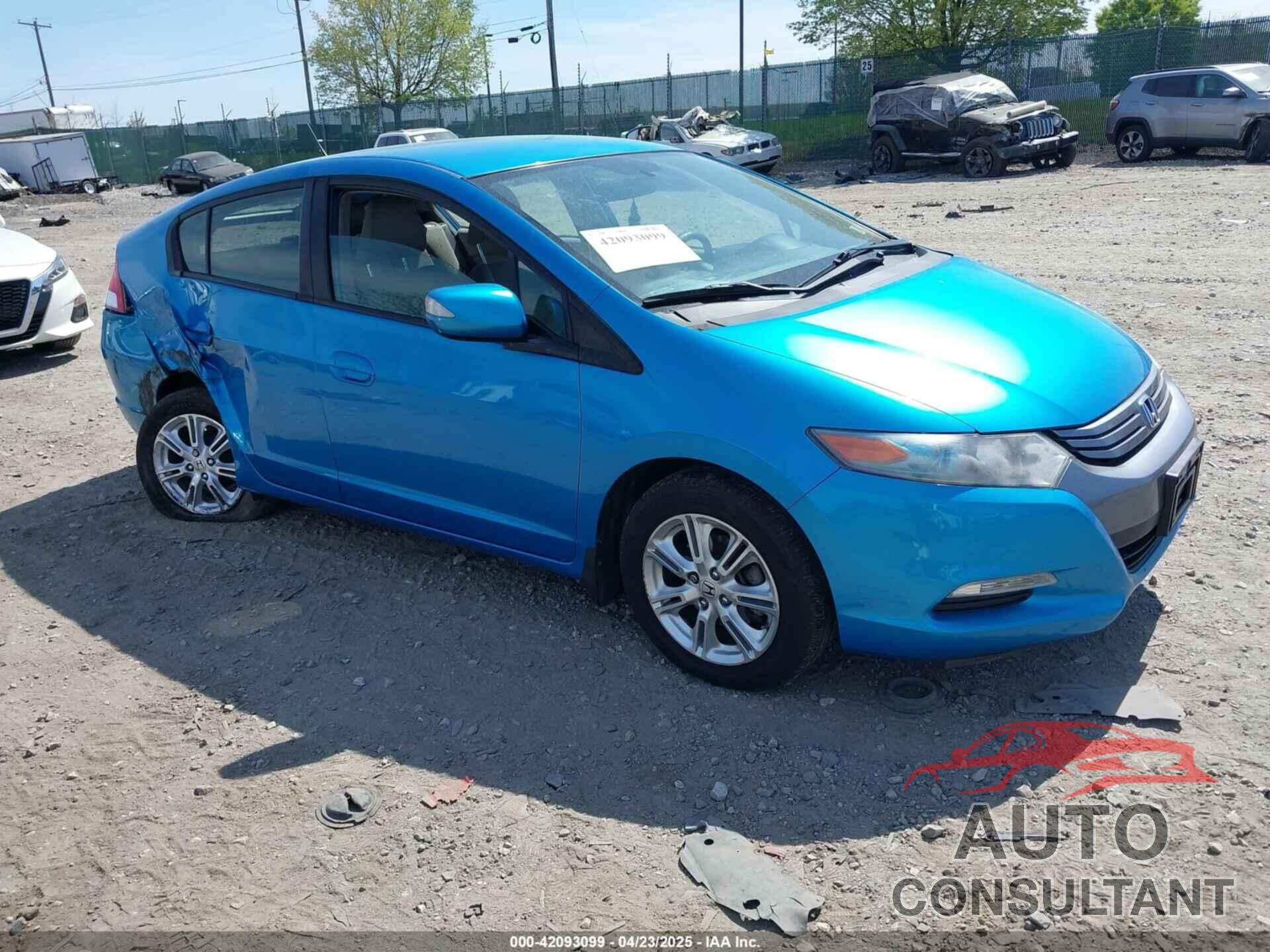 HONDA INSIGHT 2010 - JHMZE2H74AS000321