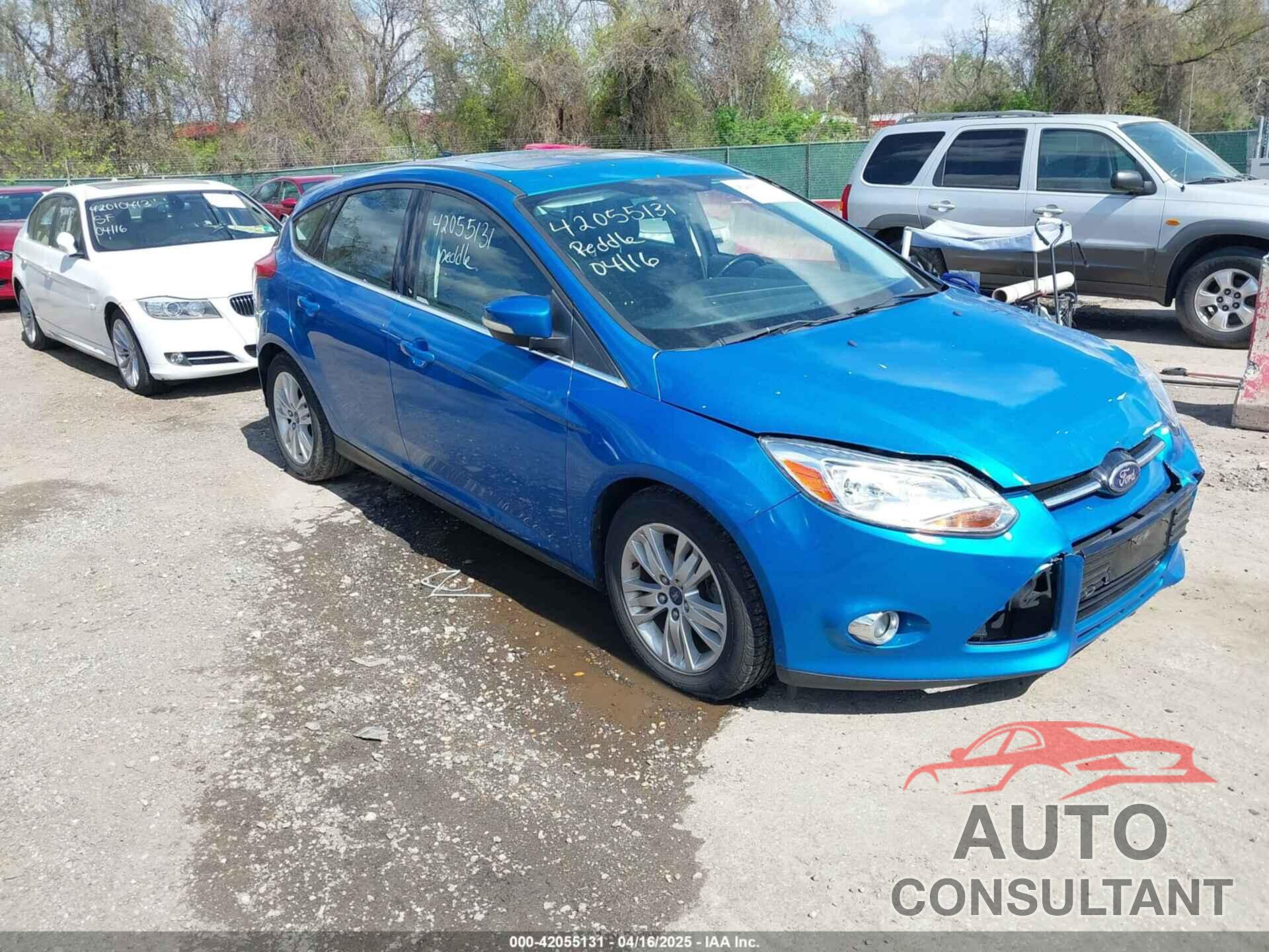 FORD FOCUS 2012 - 1FAHP3M2XCL433751