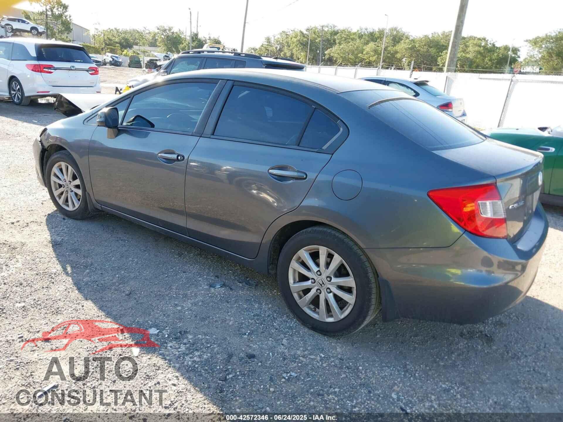 HONDA CIVIC 2012 - 19XFB2F95CE053228