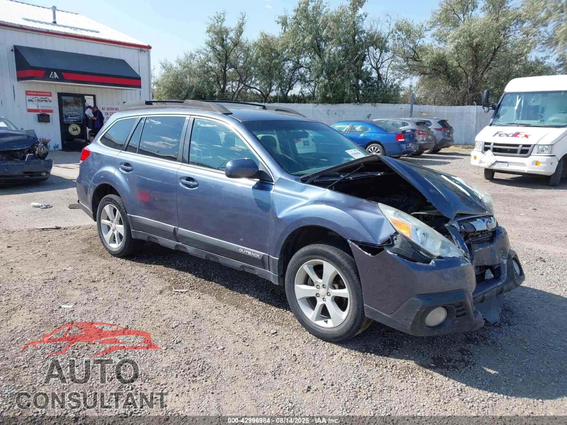 SUBARU OUTBACK 2014 - 4S4BRBCC4E3313022
