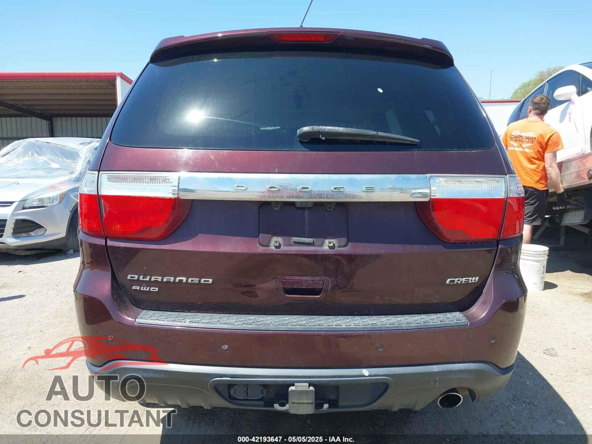 DODGE DURANGO 2012 - 1C4RDJDG0CC337408