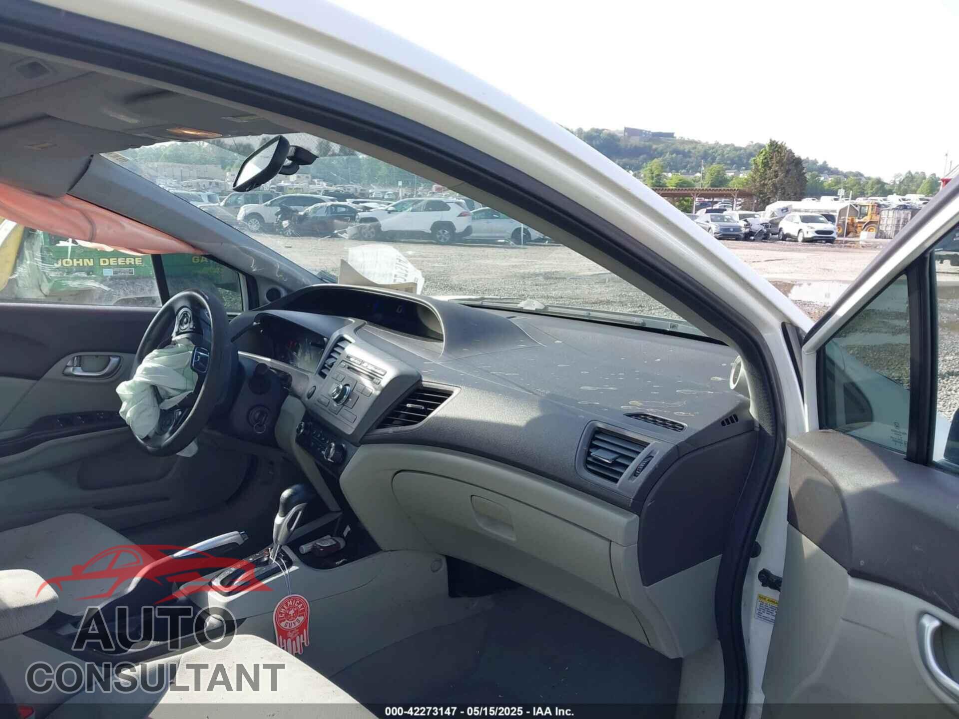 HONDA CIVIC 2012 - 19XFB2F86CE109040