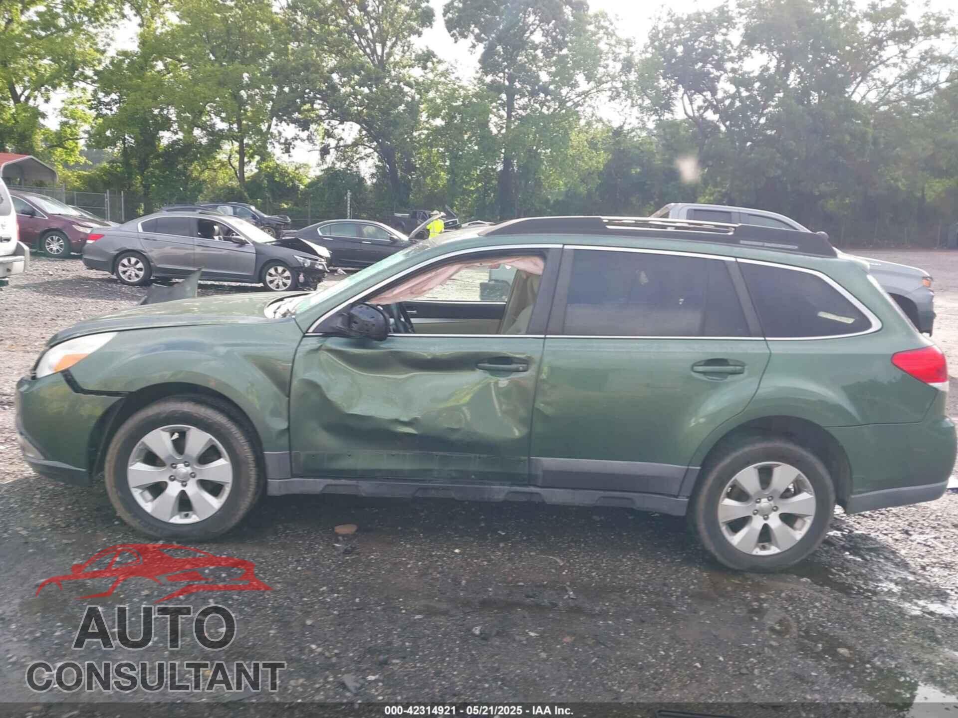 SUBARU OUTBACK 2011 - 4S4BRBCC4B3312044