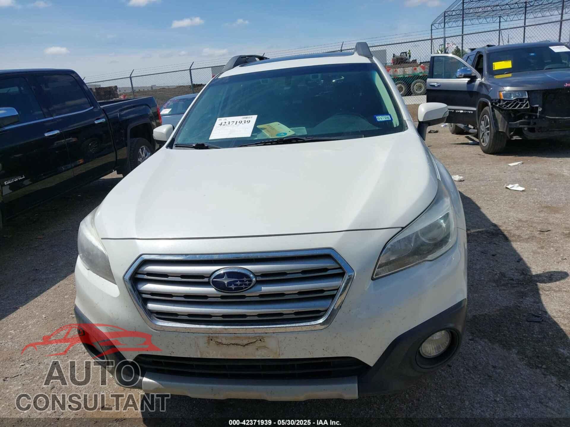 SUBARU OUTBACK 2017 - 4S4BSANC2H3364034