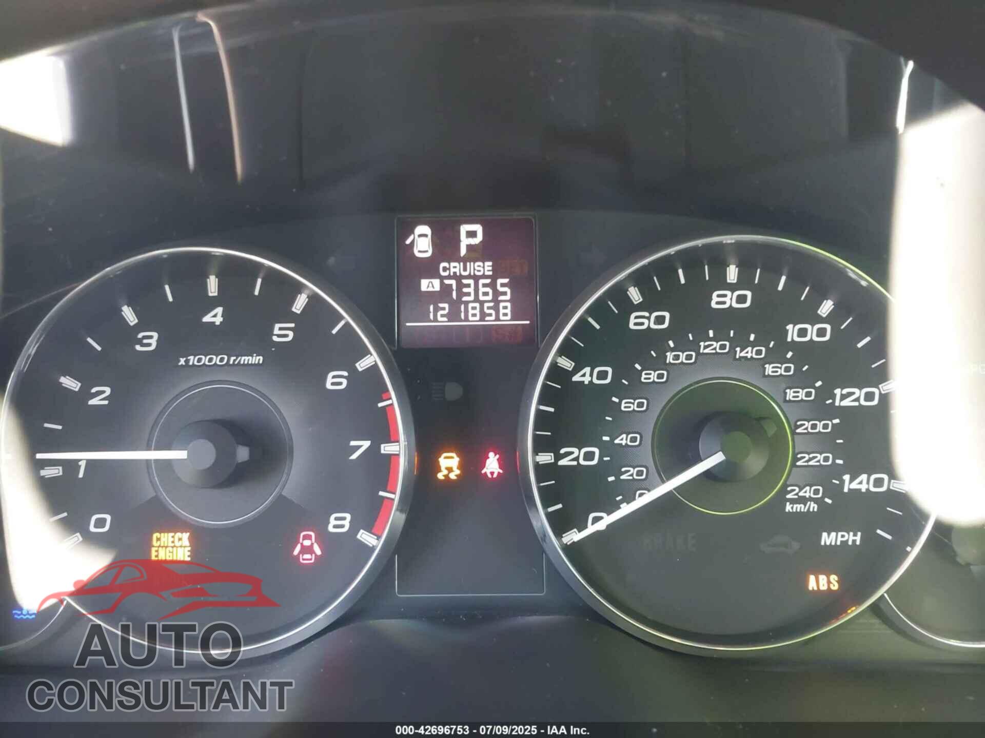 SUBARU OUTBACK 2011 - 4S4BRBLC2B3404687