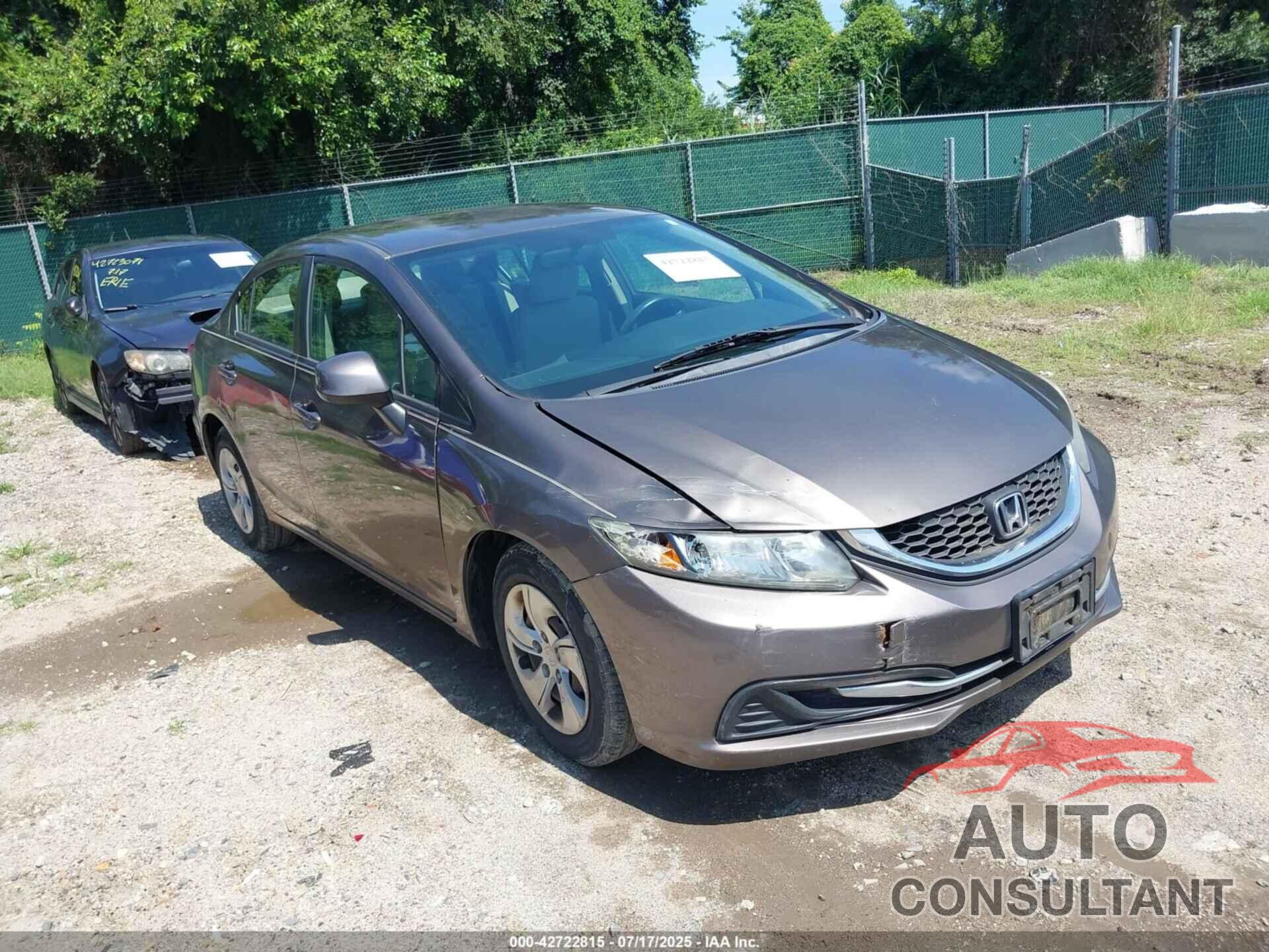 HONDA CIVIC 2013 - 2HGFB2F58DH548351