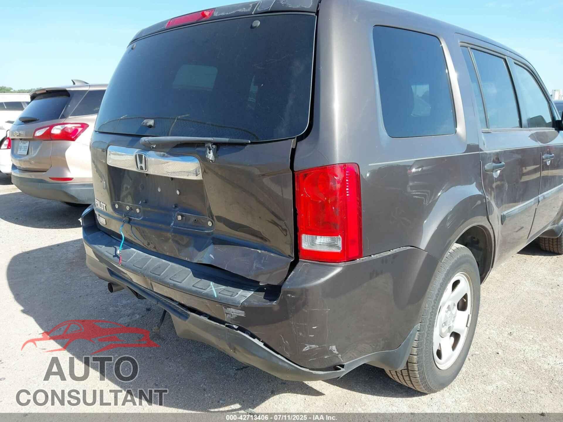 HONDA PILOT 2012 - 5FNYF3H21CB001009