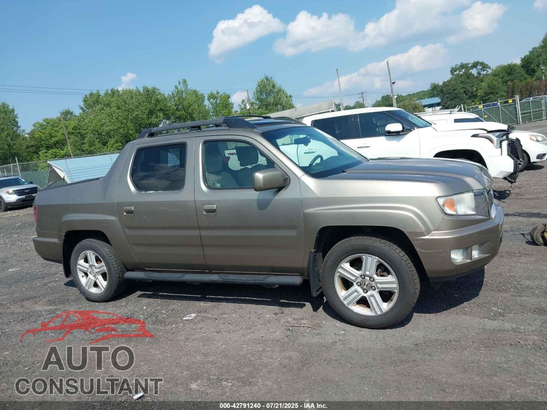 HONDA RIDGELINE 2010 - 5FPYK1F55AB002584