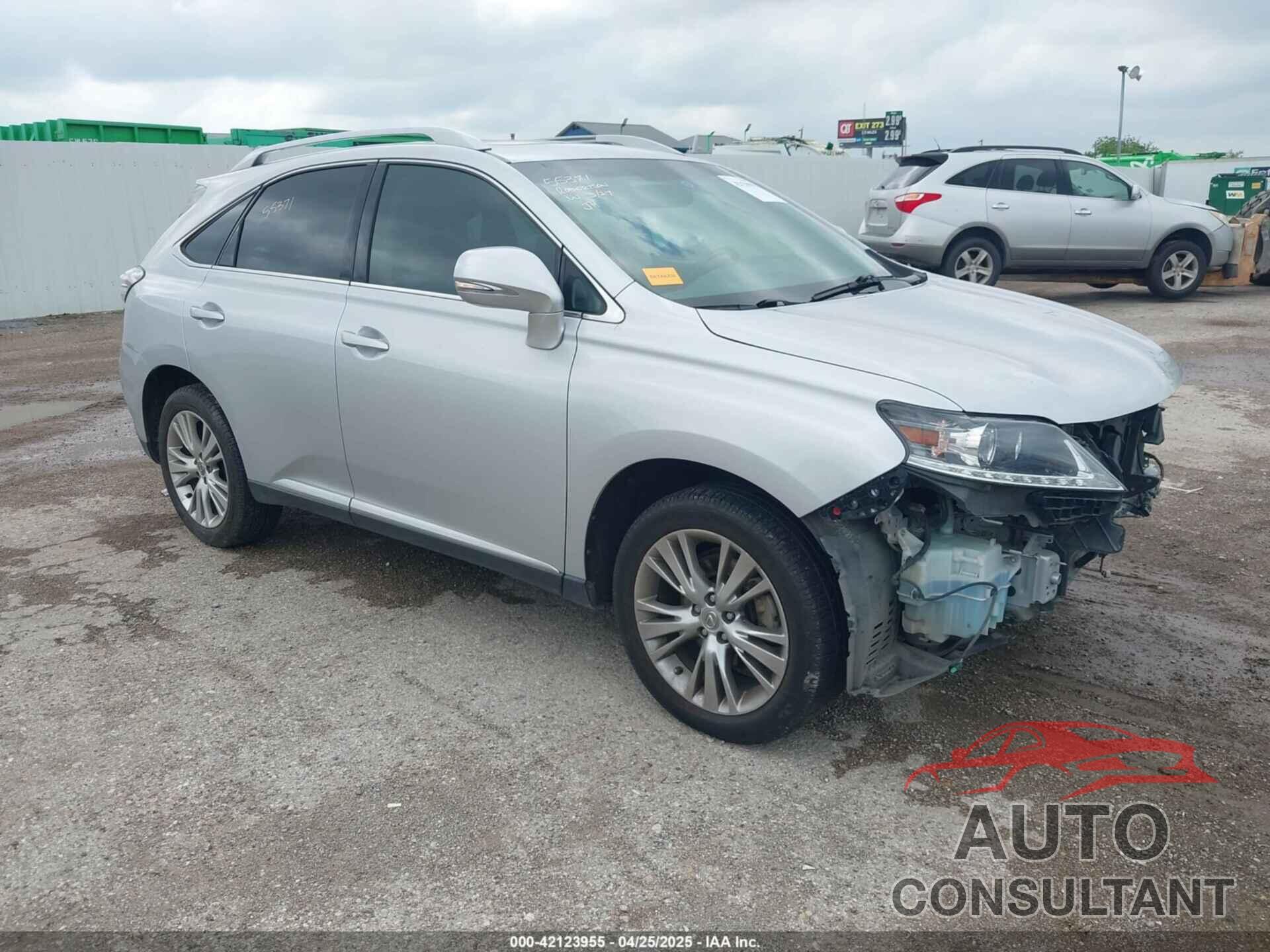 LEXUS RX 350 2014 - 2T2ZK1BA9EC139260