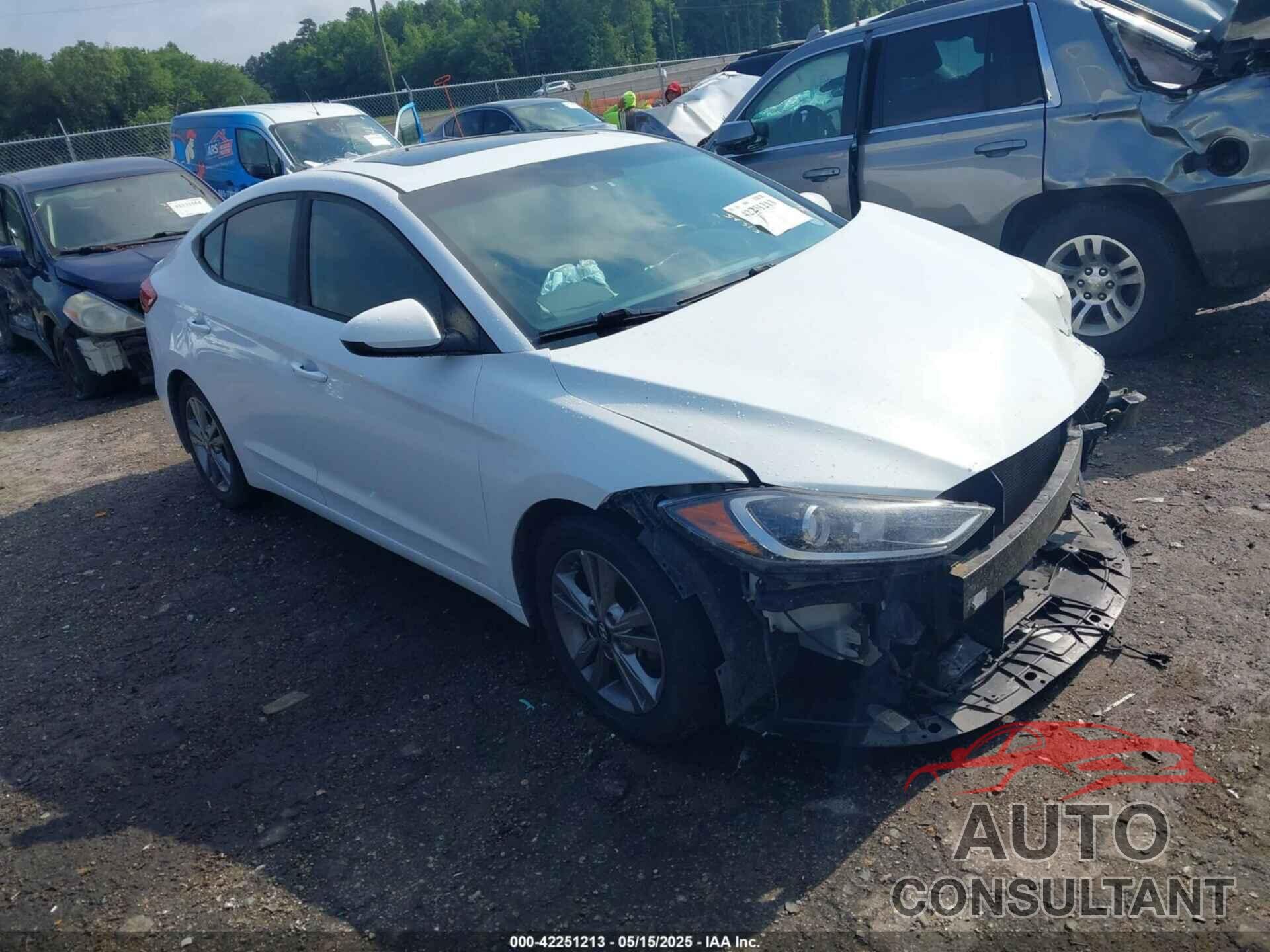 HYUNDAI ELANTRA 2017 - 5NPD84LF2HH189962