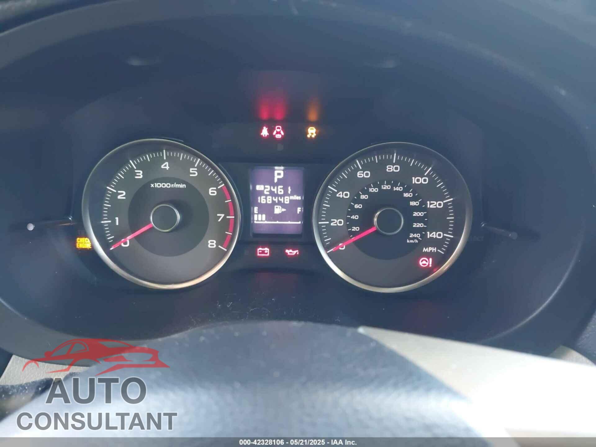 SUBARU FORESTER 2016 - JF2SJAHC7GH507498