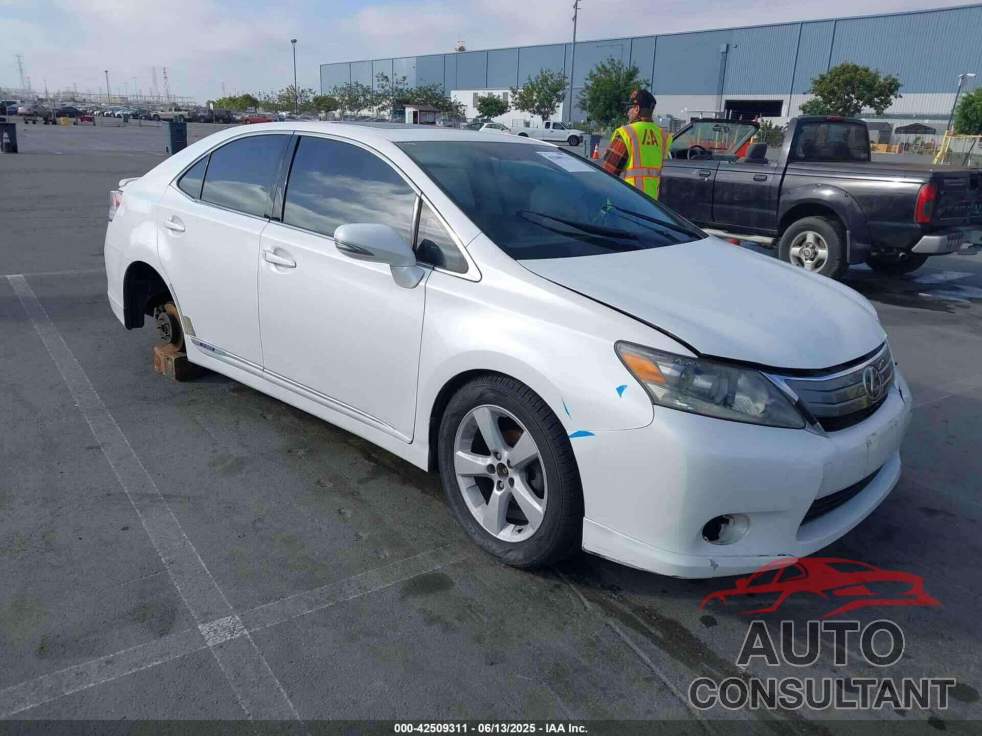 LEXUS HS 250H 2010 - JTHBB1BA5A2022143