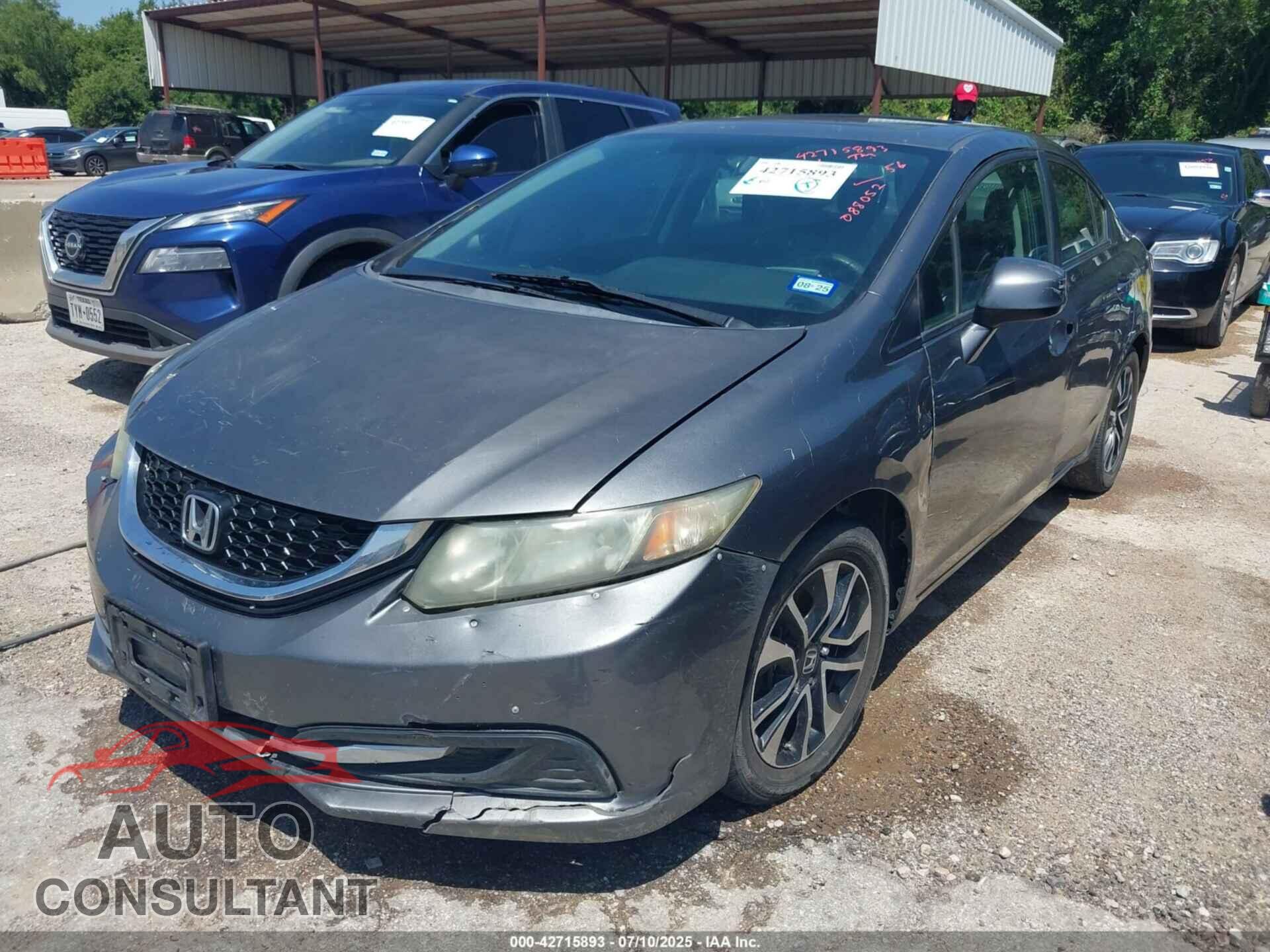 HONDA CIVIC 2013 - 19XFB2F83DE088052