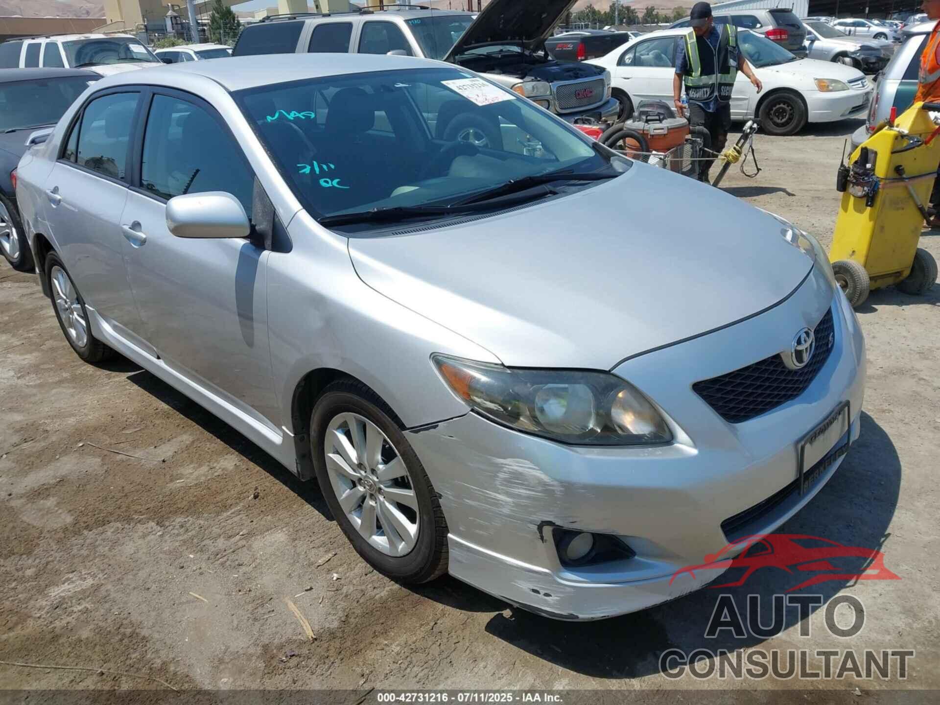 TOYOTA COROLLA 2010 - 2T1BU4EE3AC500511