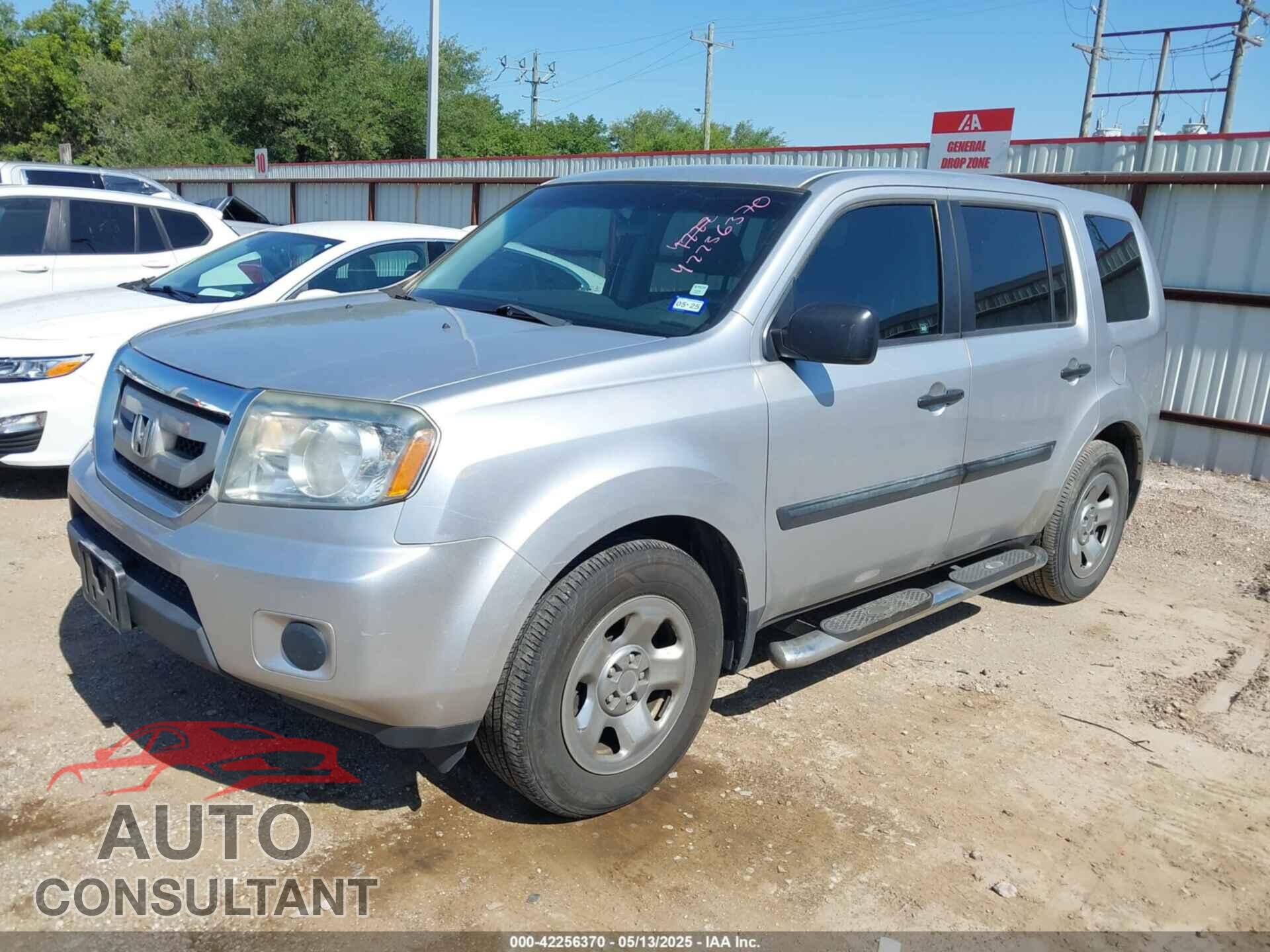 HONDA PILOT 2011 - 5FNYF3H25BB053158