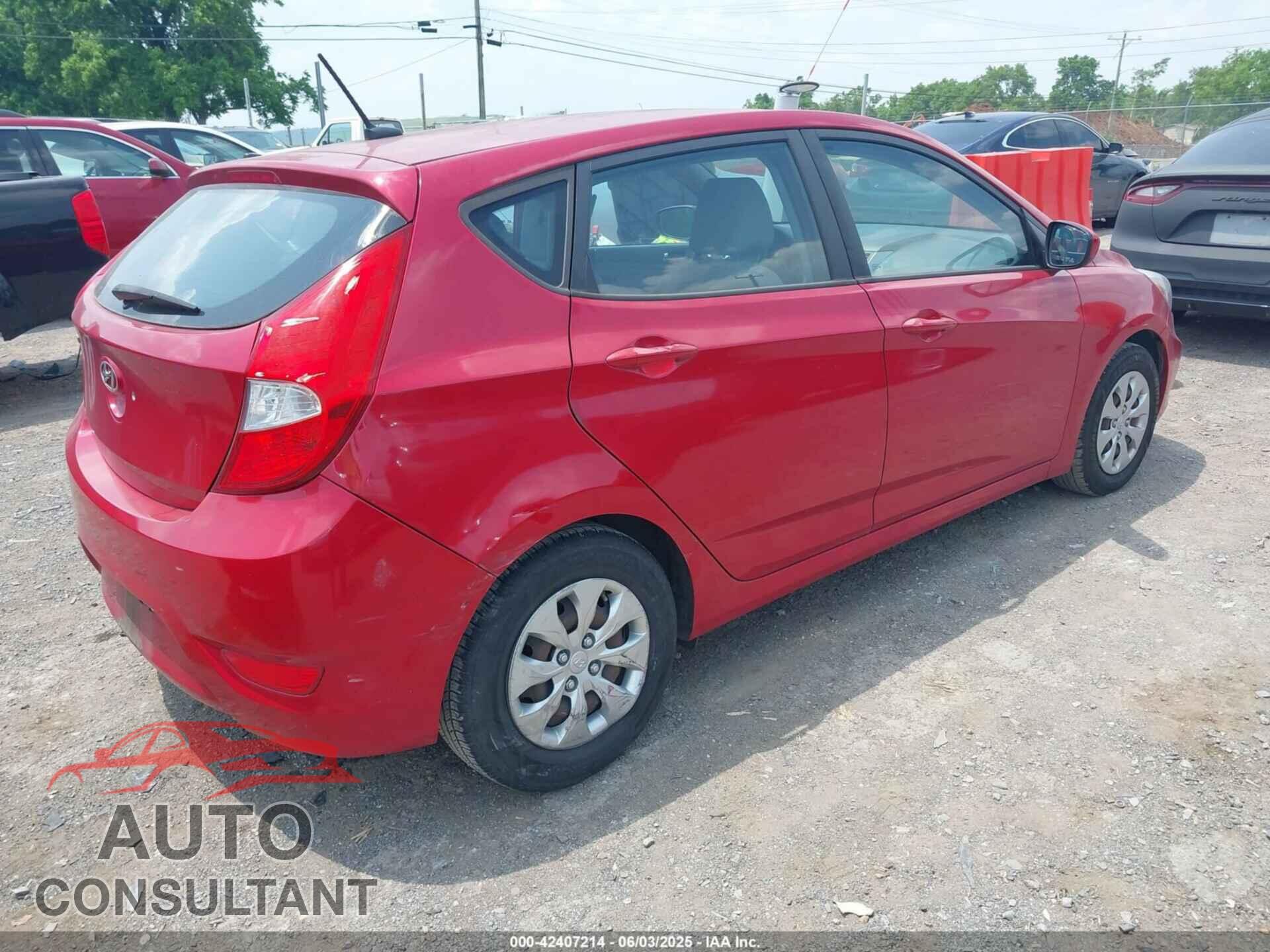 HYUNDAI ACCENT 2017 - KMHCT5AE0HU319975