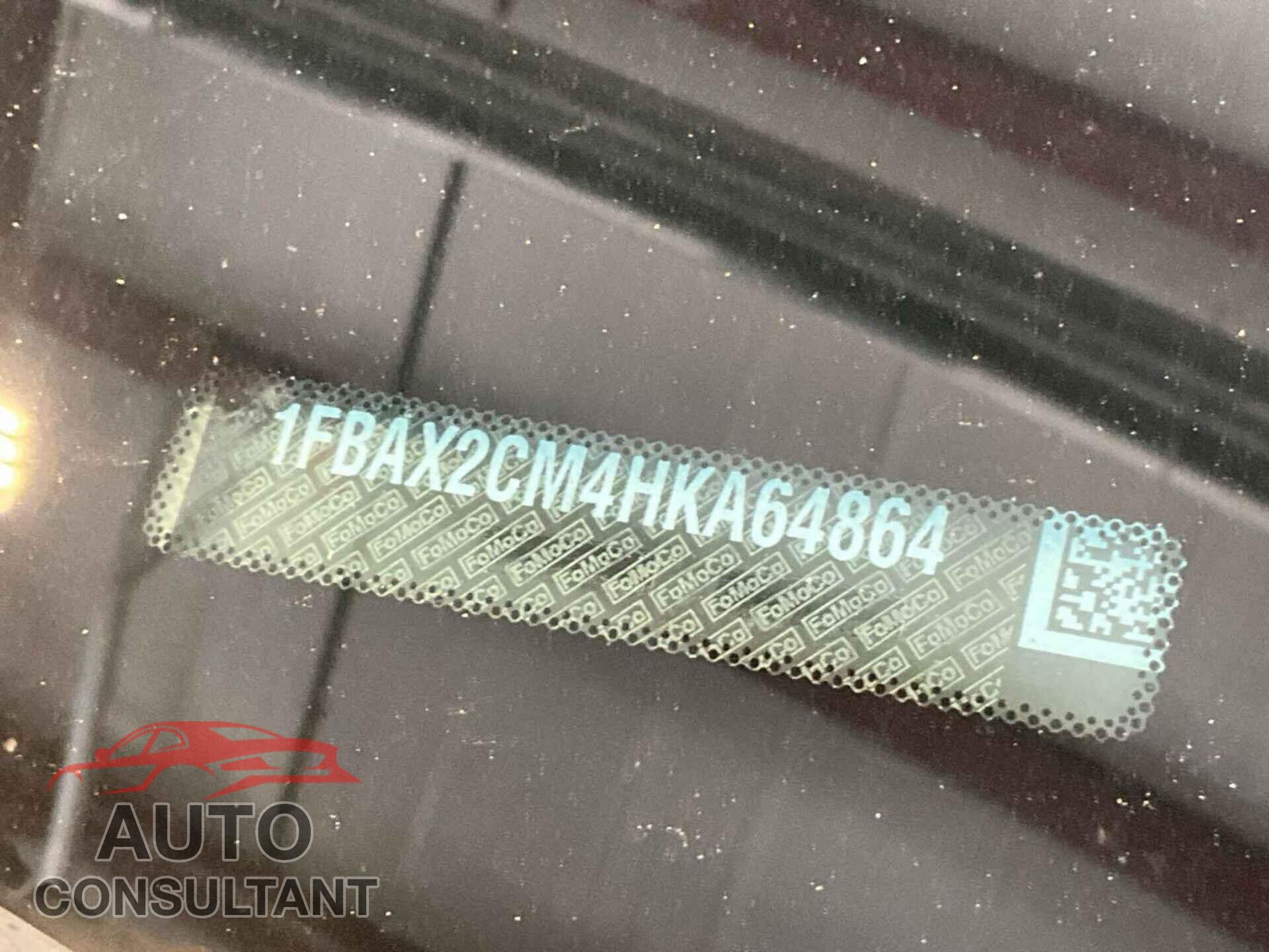 FORD TRANSIT 2017 - 1FBAX2CM4HKA64864