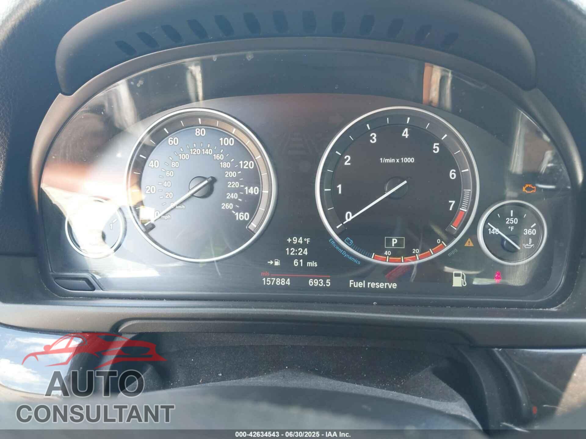 BMW 528I 2012 - WBAXG5C52CDX03334