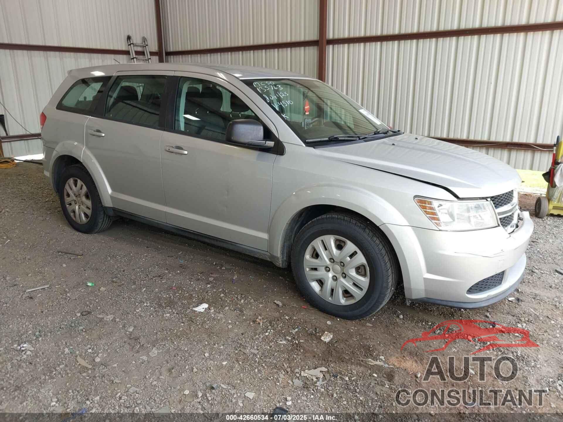 DODGE JOURNEY 2014 - 3C4PDCAB6ET104510