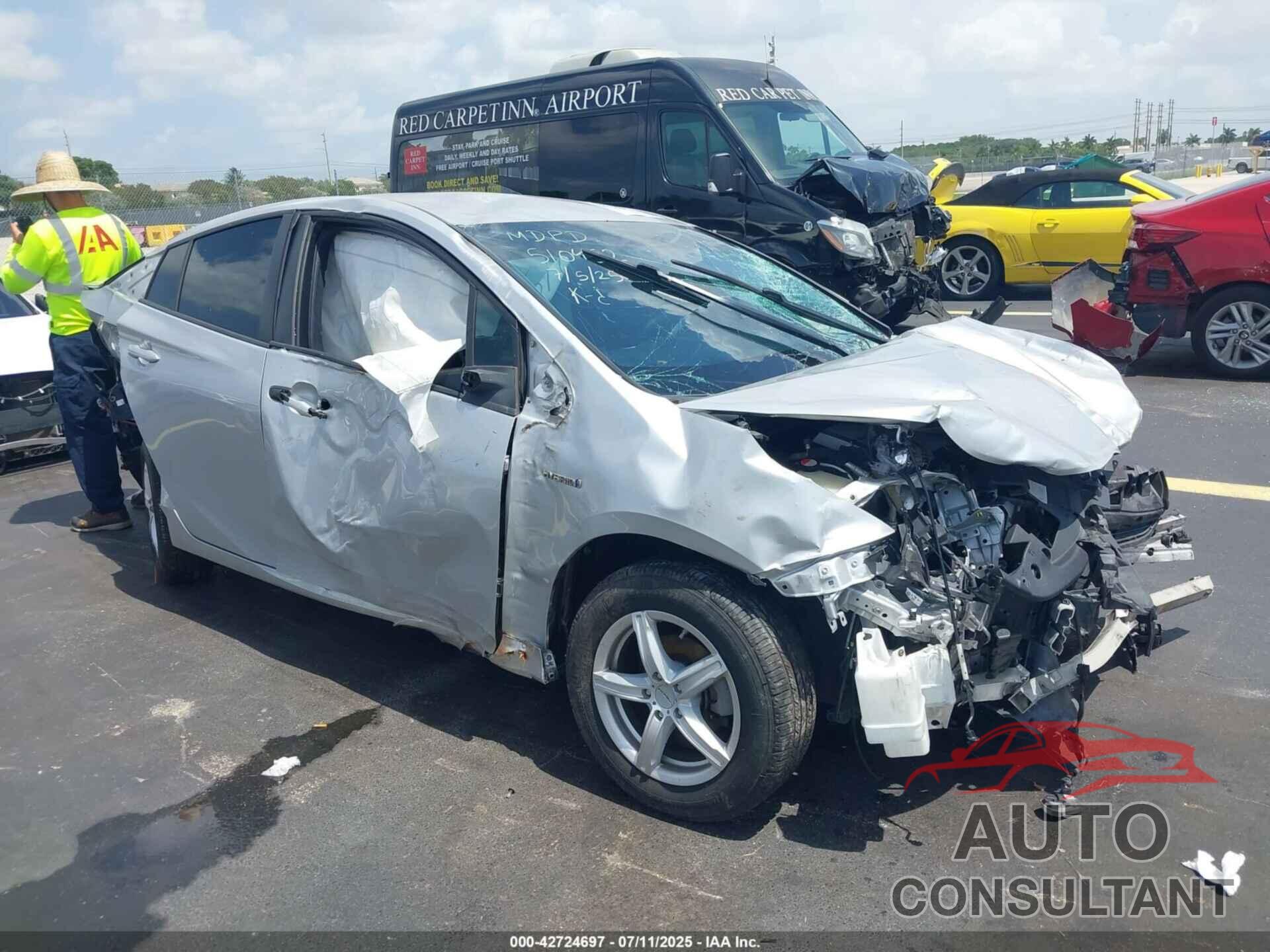 TOYOTA PRIUS 2016 - JTDKBRFU5G3510452