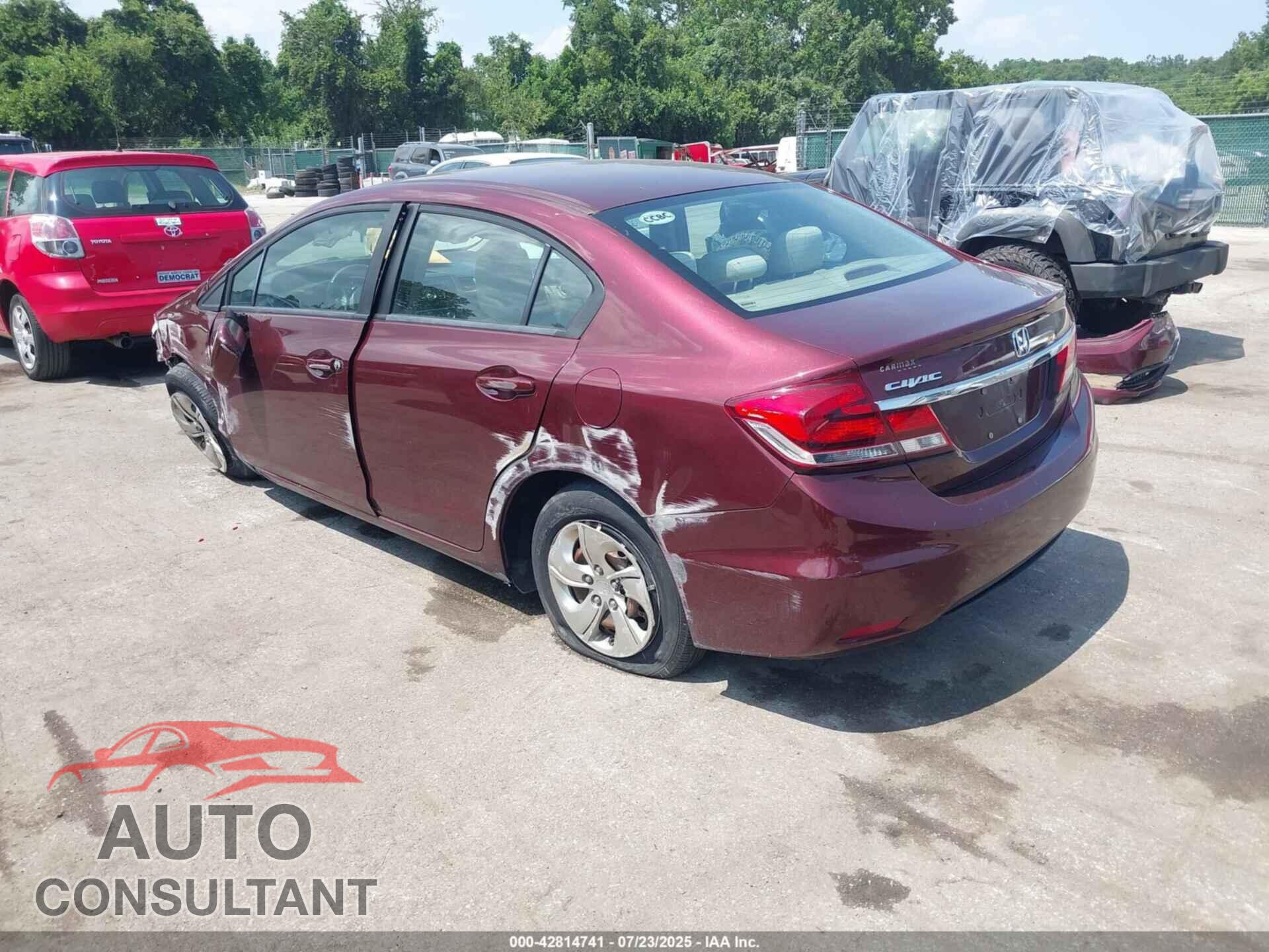 HONDA CIVIC 2015 - 19XFB2F50FE700751