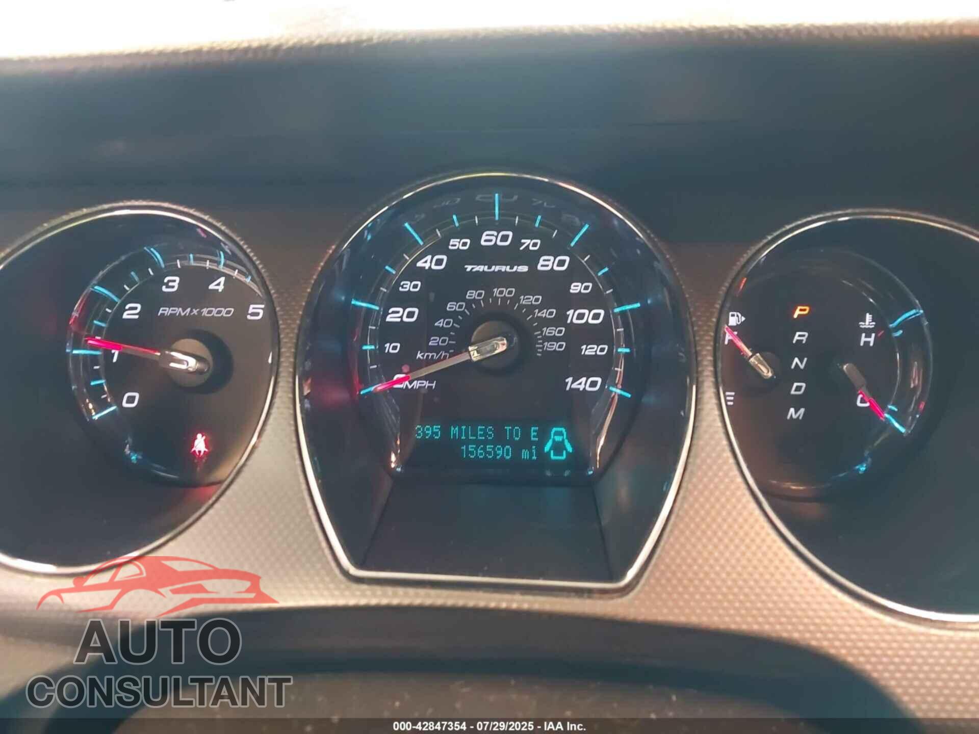 FORD TAURUS 2012 - 1FAHP2EW3CG116706