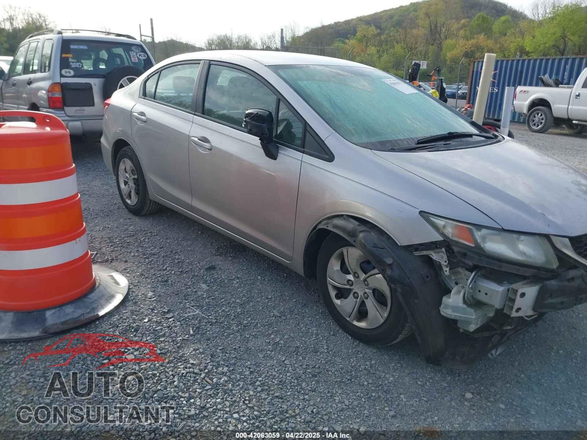 HONDA CIVIC 2013 - 19XFB2F58DE229705